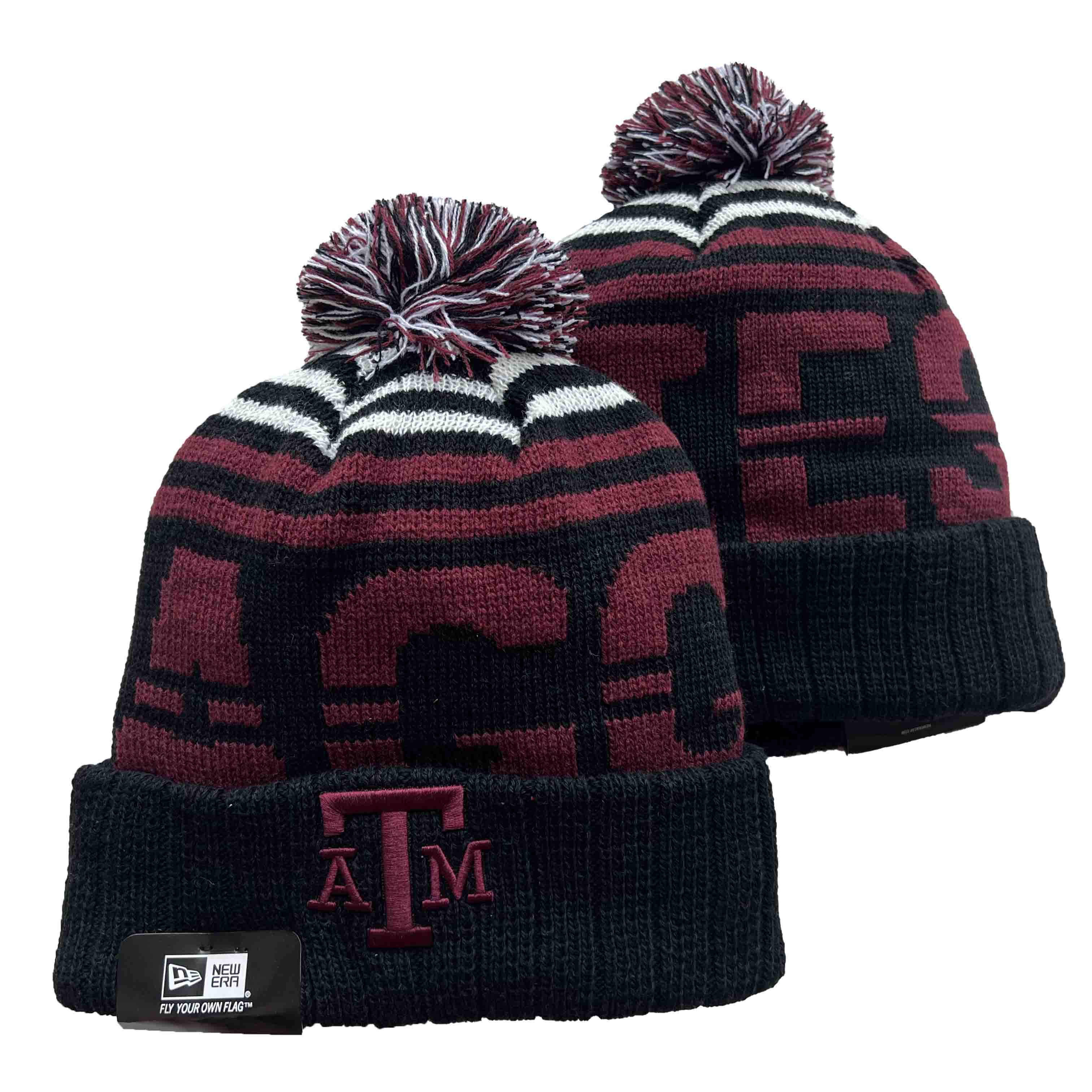 NCAA A&ampampM Texas A&ampampM Aggies Beanies Knit Hats-YD456