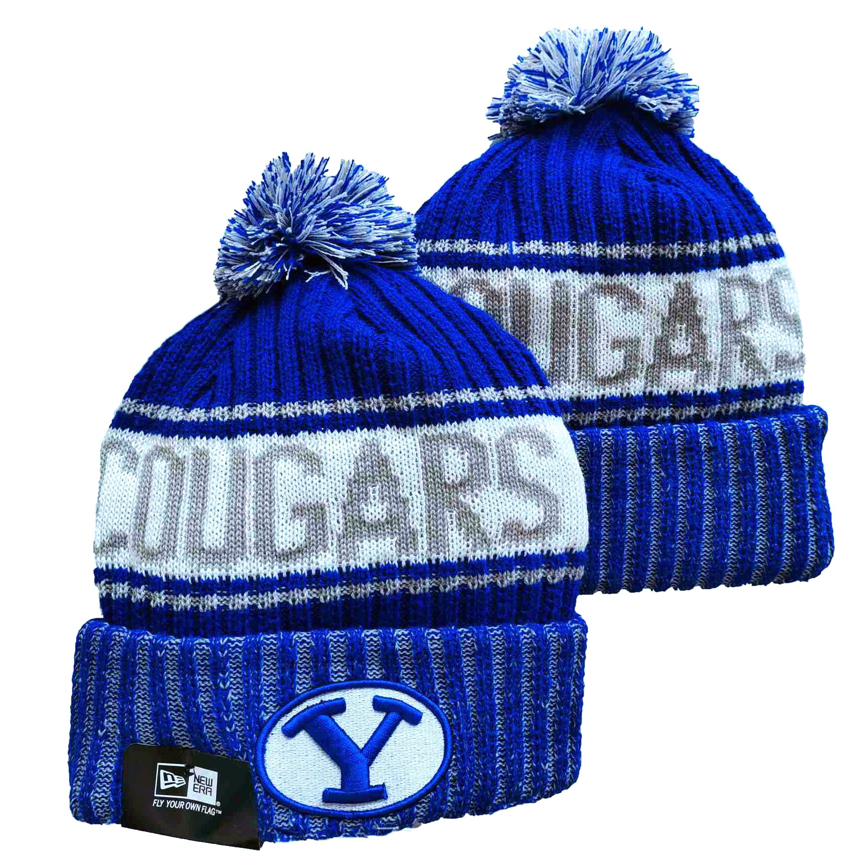 NCAA BYU Cougars Beanies Knit Hats-YD453