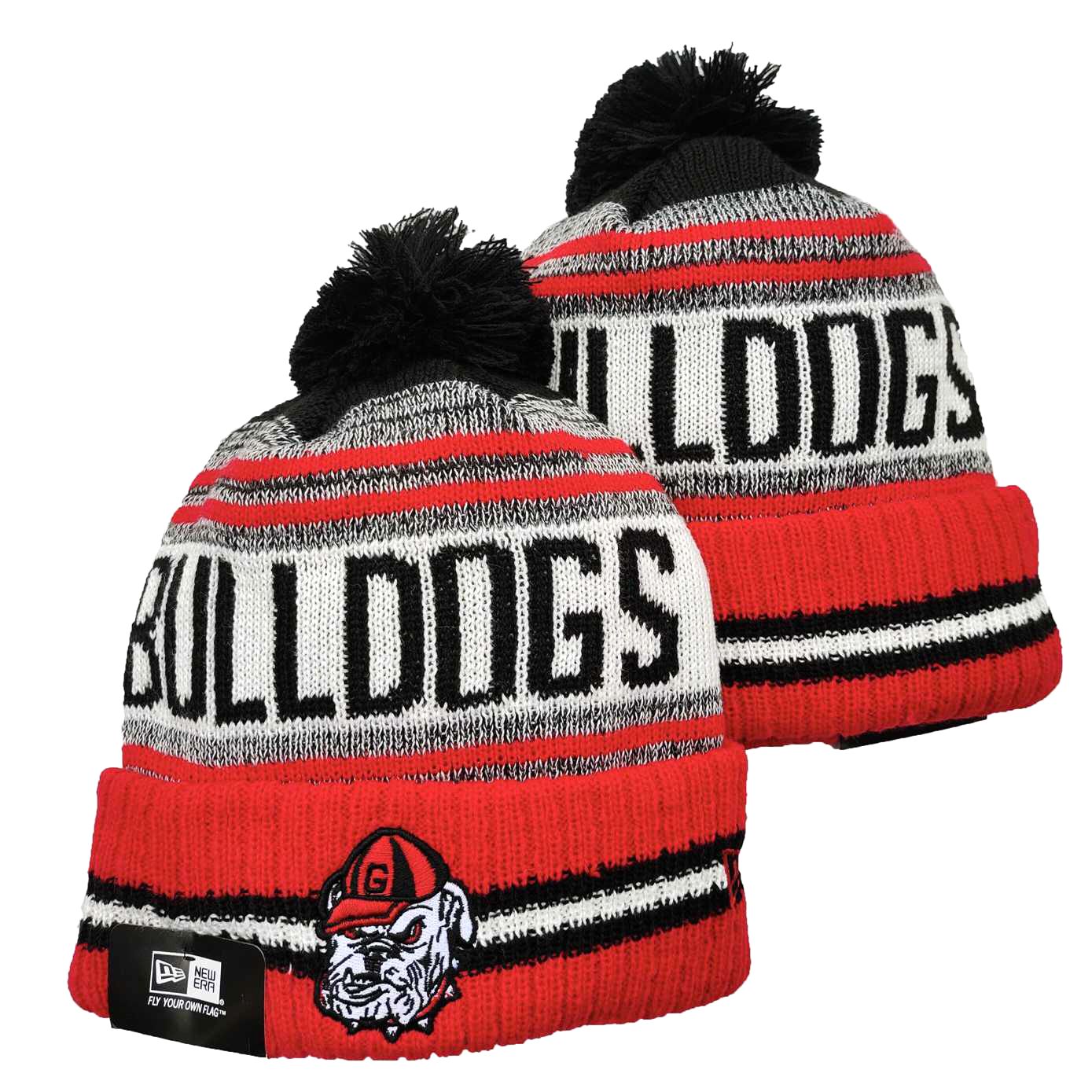 NCAA Georgia Bulldogs Beanies Knit Hats-YD409