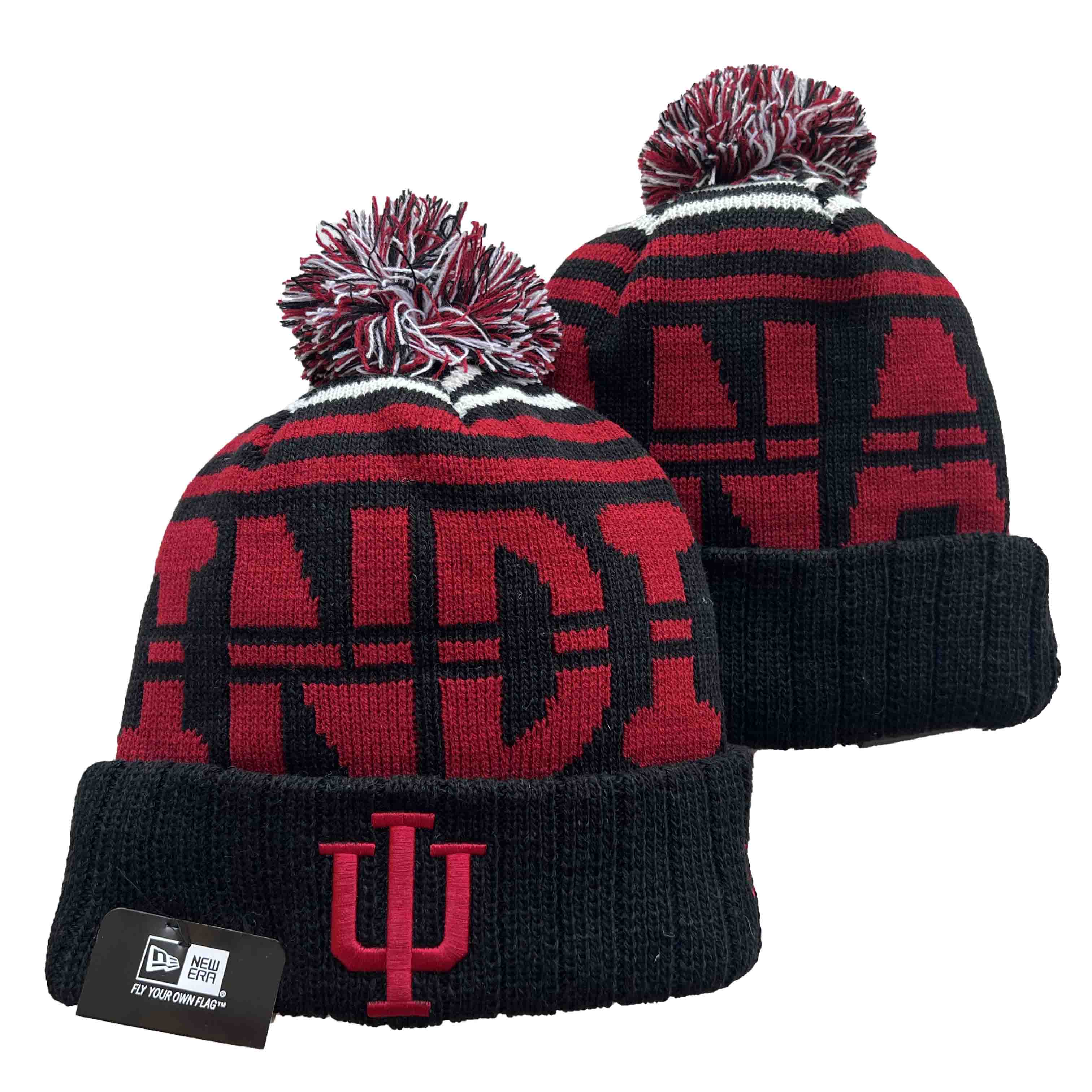 NCAA Indiana Hoosiers Beanies Knit Hats-YD447