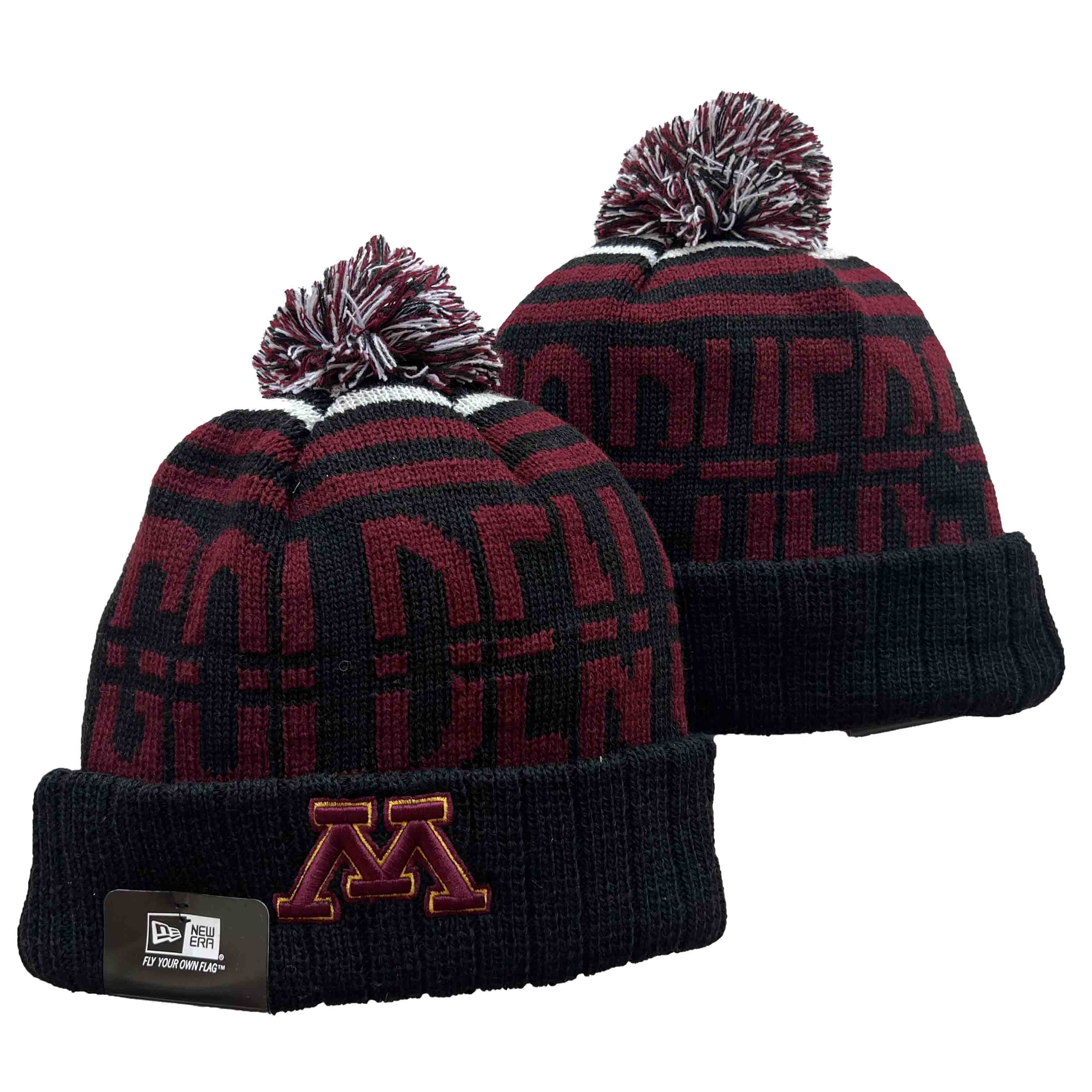NCAA Maroon Minnesota Golden Gophers Beanies Knit Hats-YD451