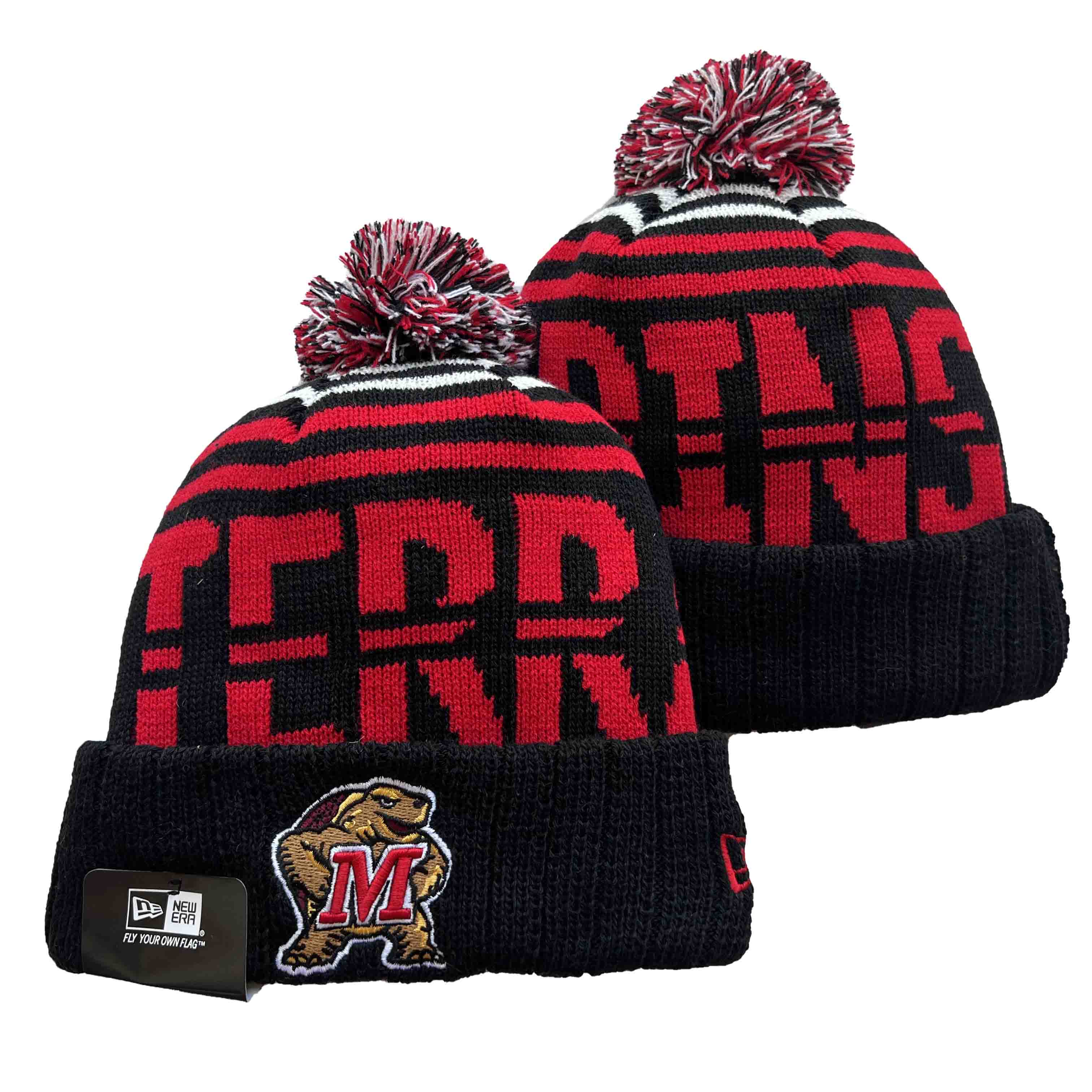 NCAA Maryland Terrapins Beanies Knit Hats-YD454