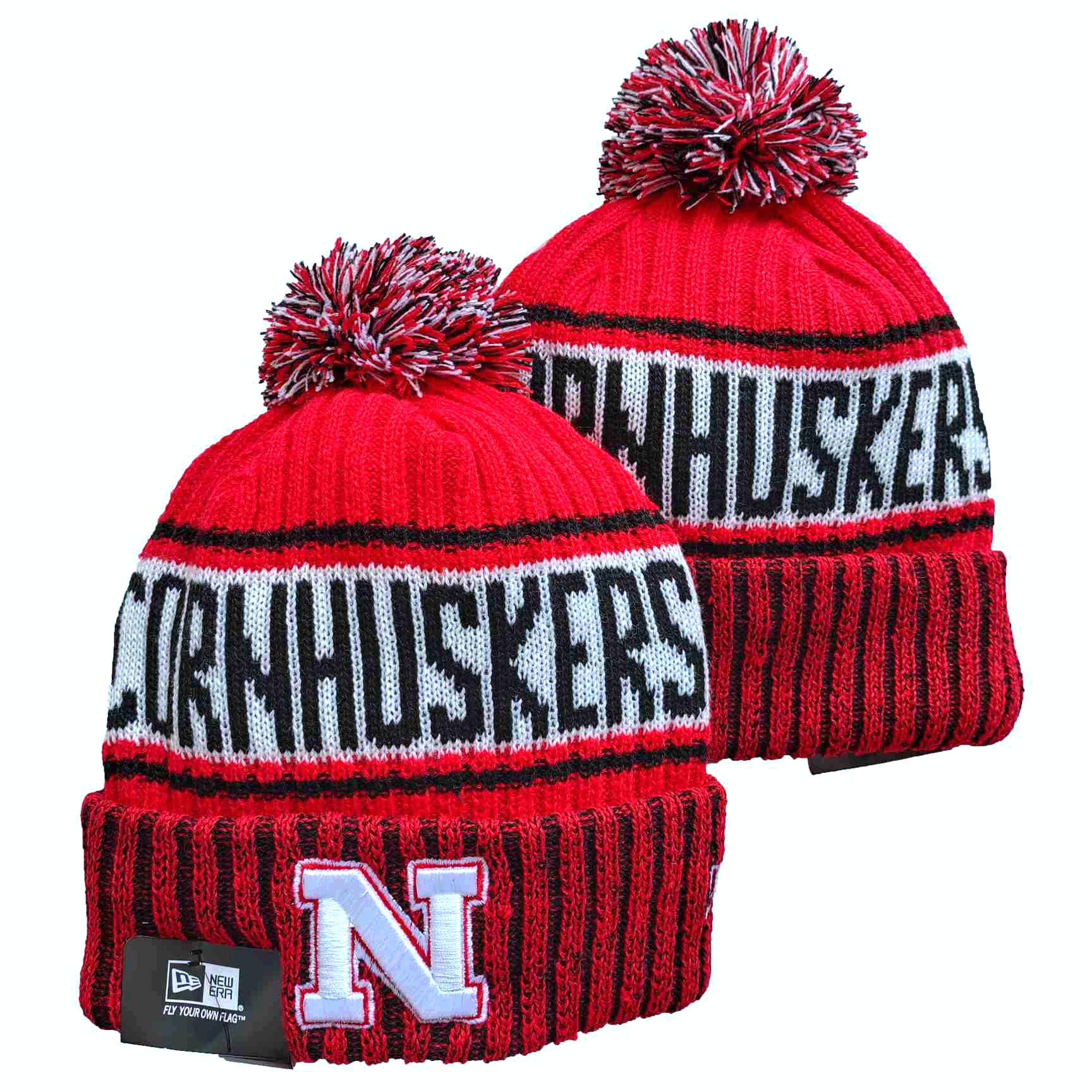 NCAA Nebraska Huskers Beanies Knit Hats-YD438