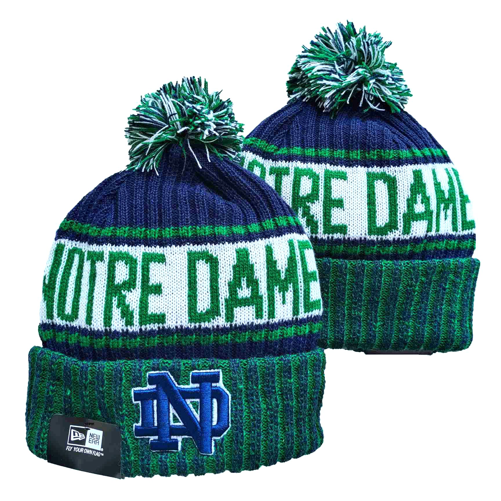 NCAA Notre Dame Fighting Irish Beanies Knit Hats-YD429