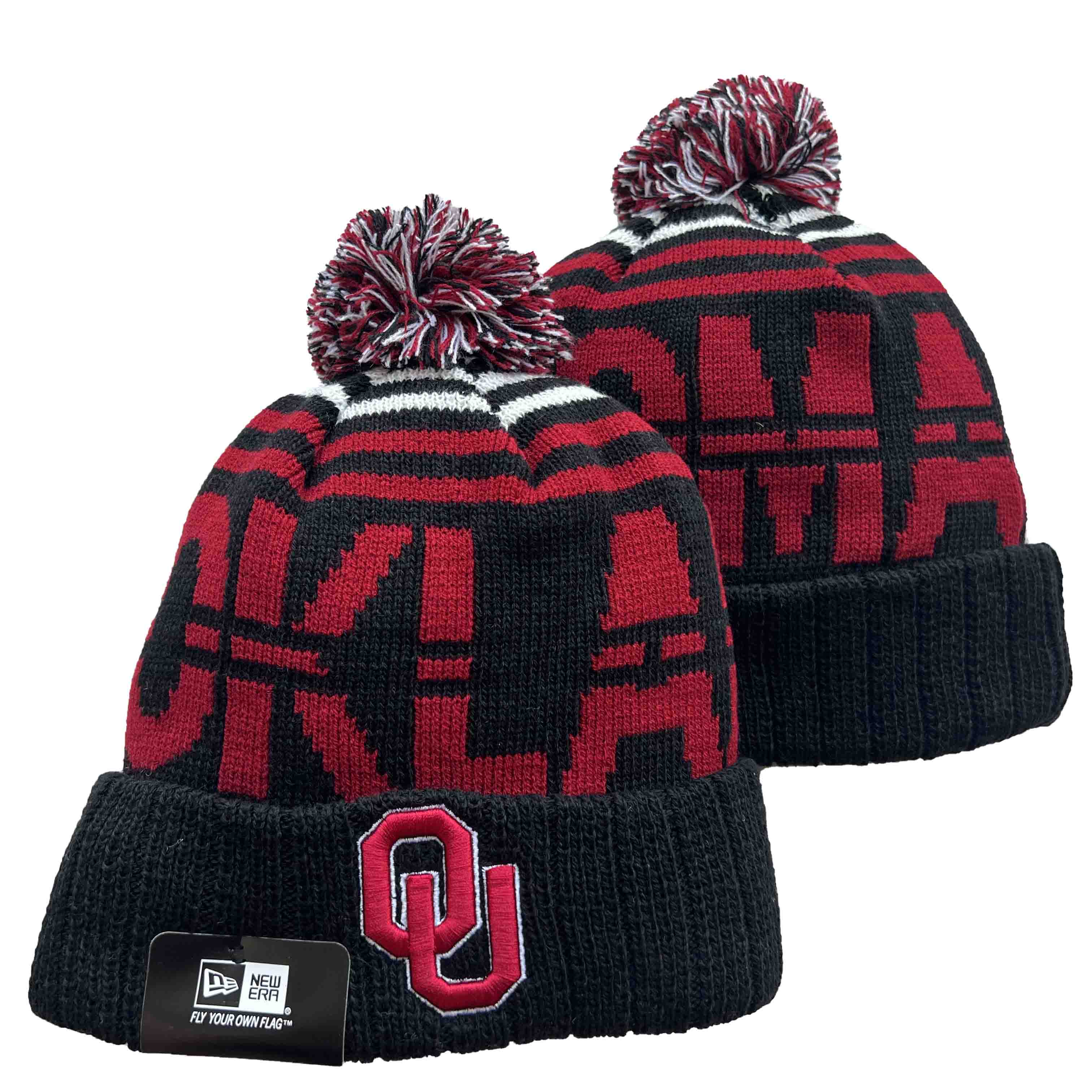 NCAA Oklahoma Sooners Beanies Knit Hats-YD402