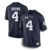NCAA Penn State #4 Journey Brown CFB 150th Nike Jersey - Navy