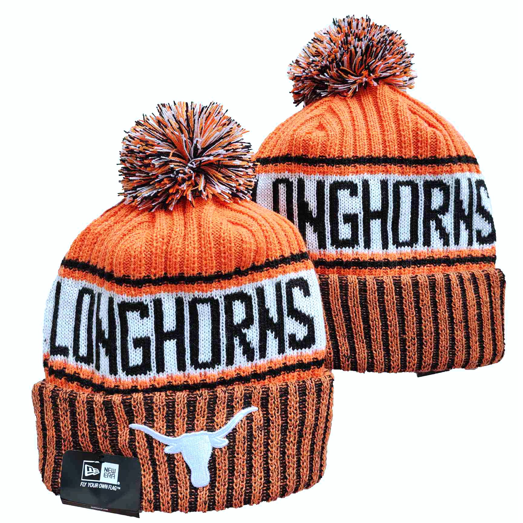 NCAA Texas Longhorns Beanies Knit Hats-YD396