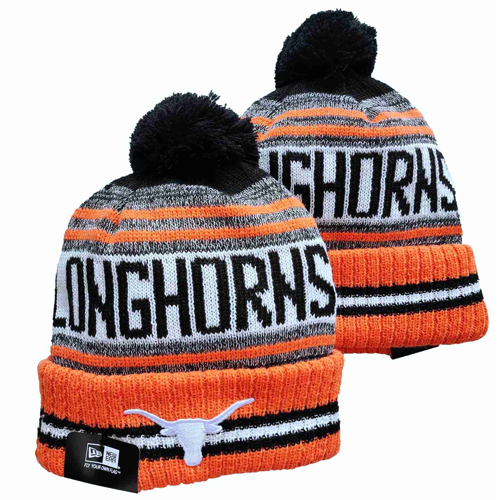 NCAA Texas Longhorns Beanies Knit Hats-YD398