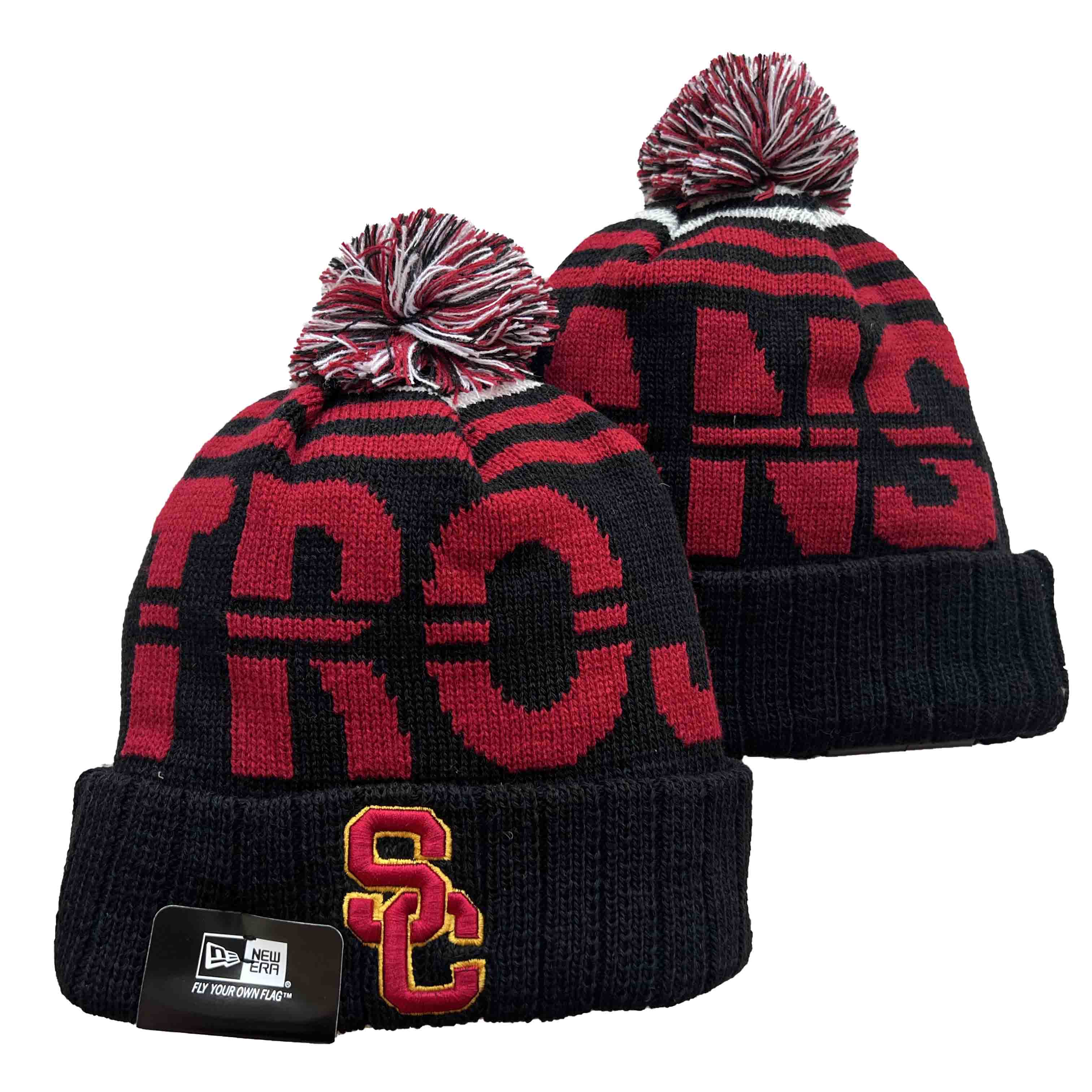 NCAA USC Trojans Beanies Knit Hats-YD421