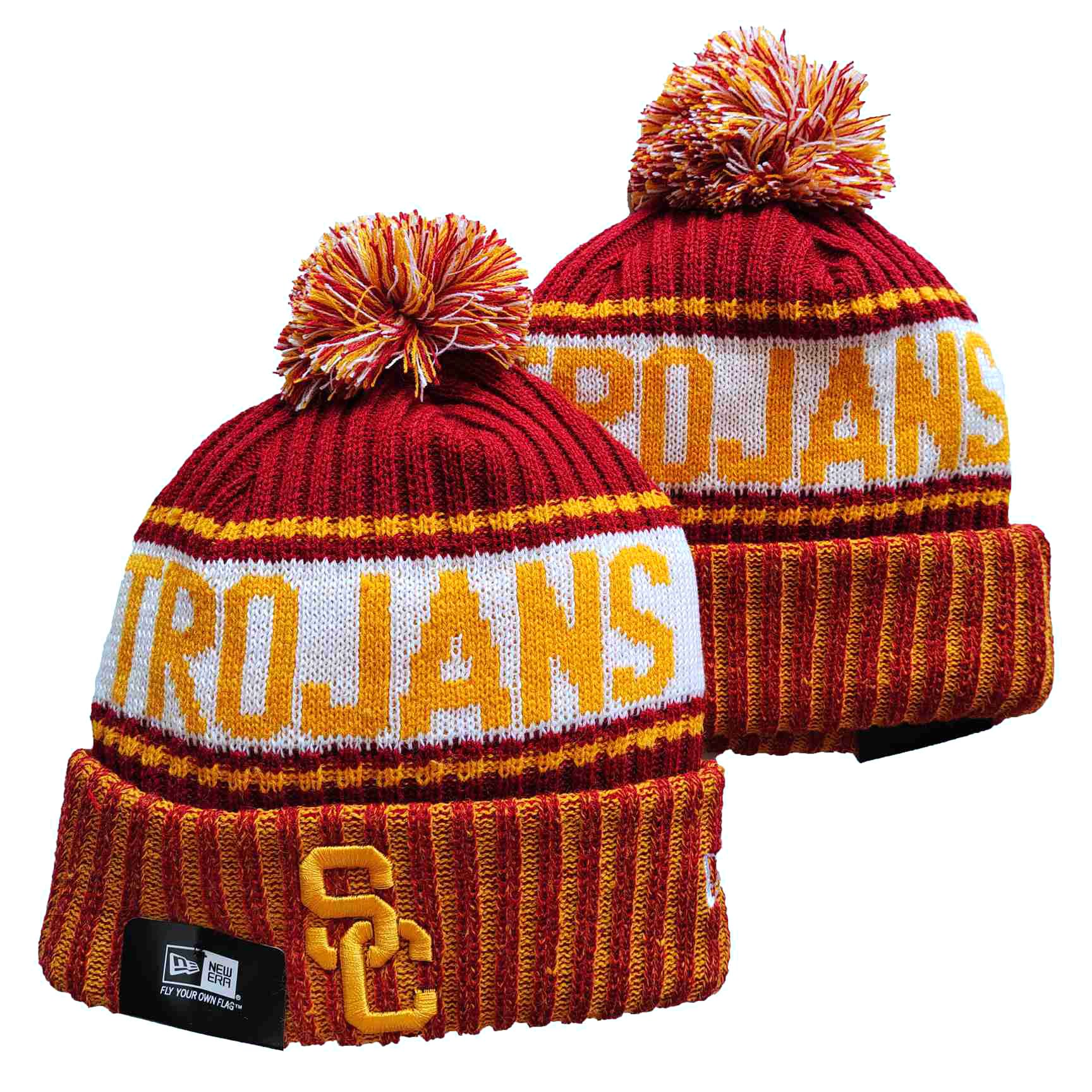 NCAA USC Trojans Beanies Knit Hats-YD422
