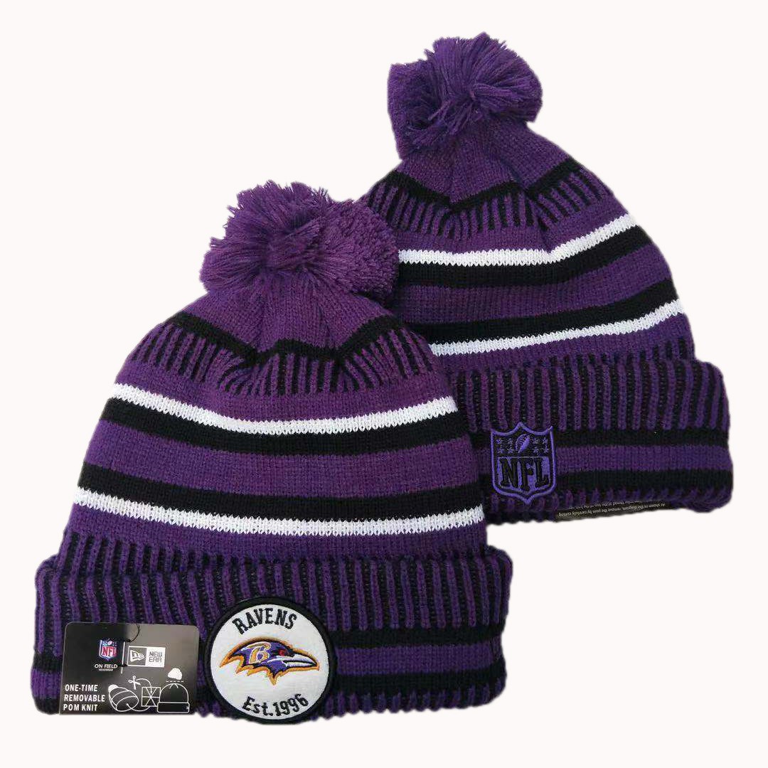 NFL Baltimore Ravens Beanies Knit Hats-YD1197