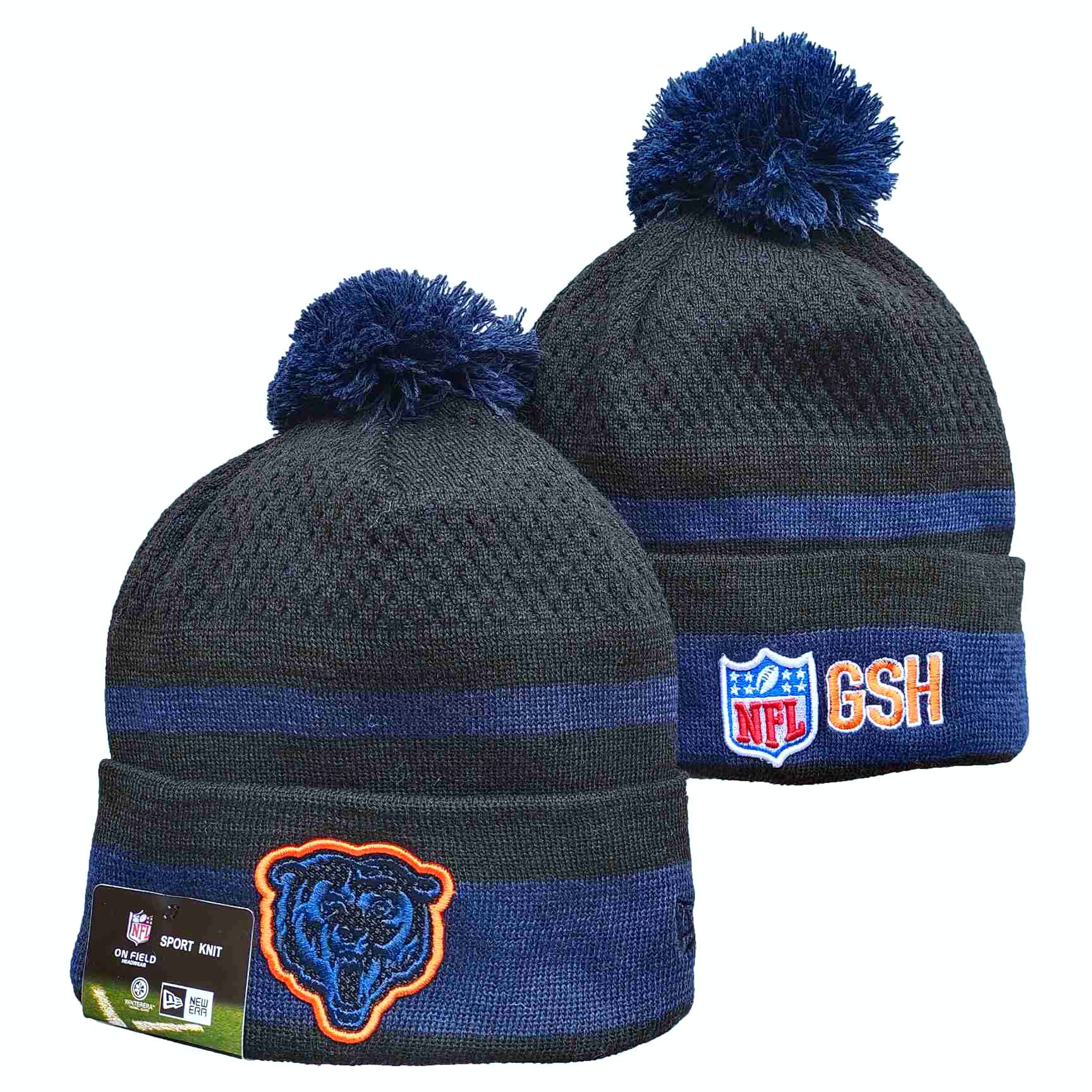 NFL Chicago Bears Beanies Knit Hats-YD888