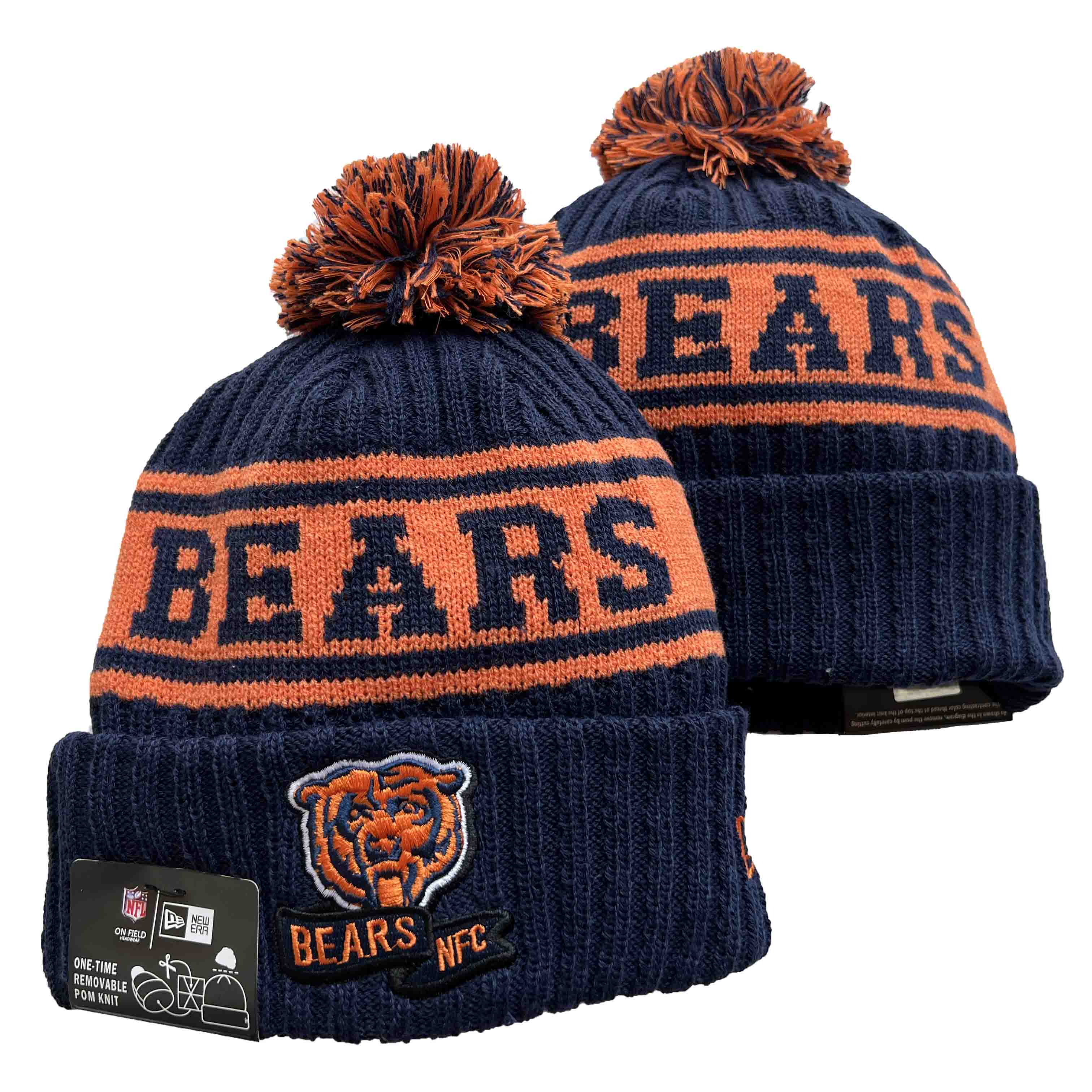 NFL Chicago Bears Beanies Knit Hats-YD890