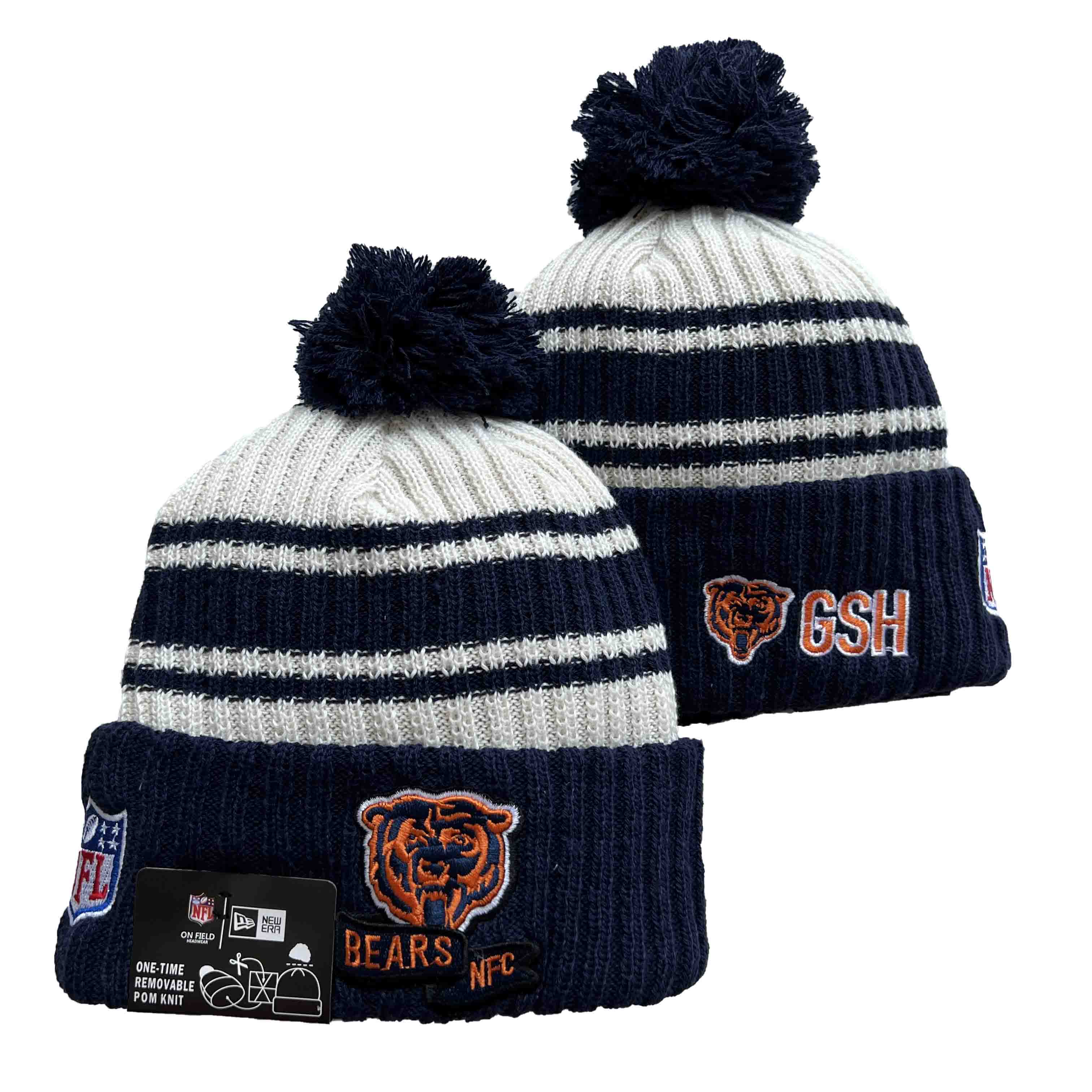 NFL Chicago Bears Beanies Knit Hats-YD893