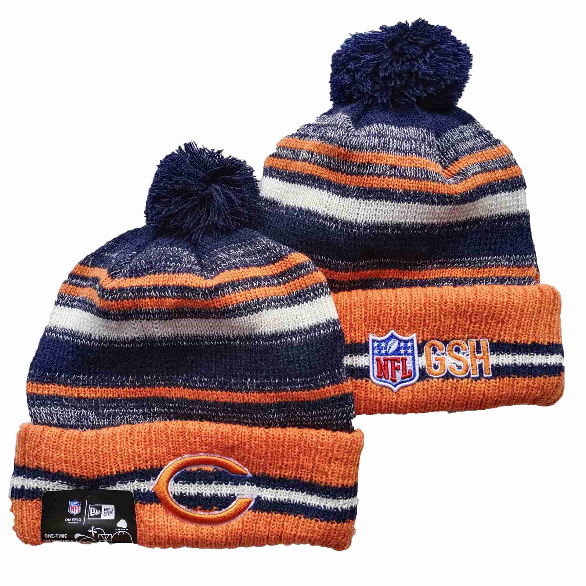 NFL Chicago Bears Beanies Knit Hats-YD896