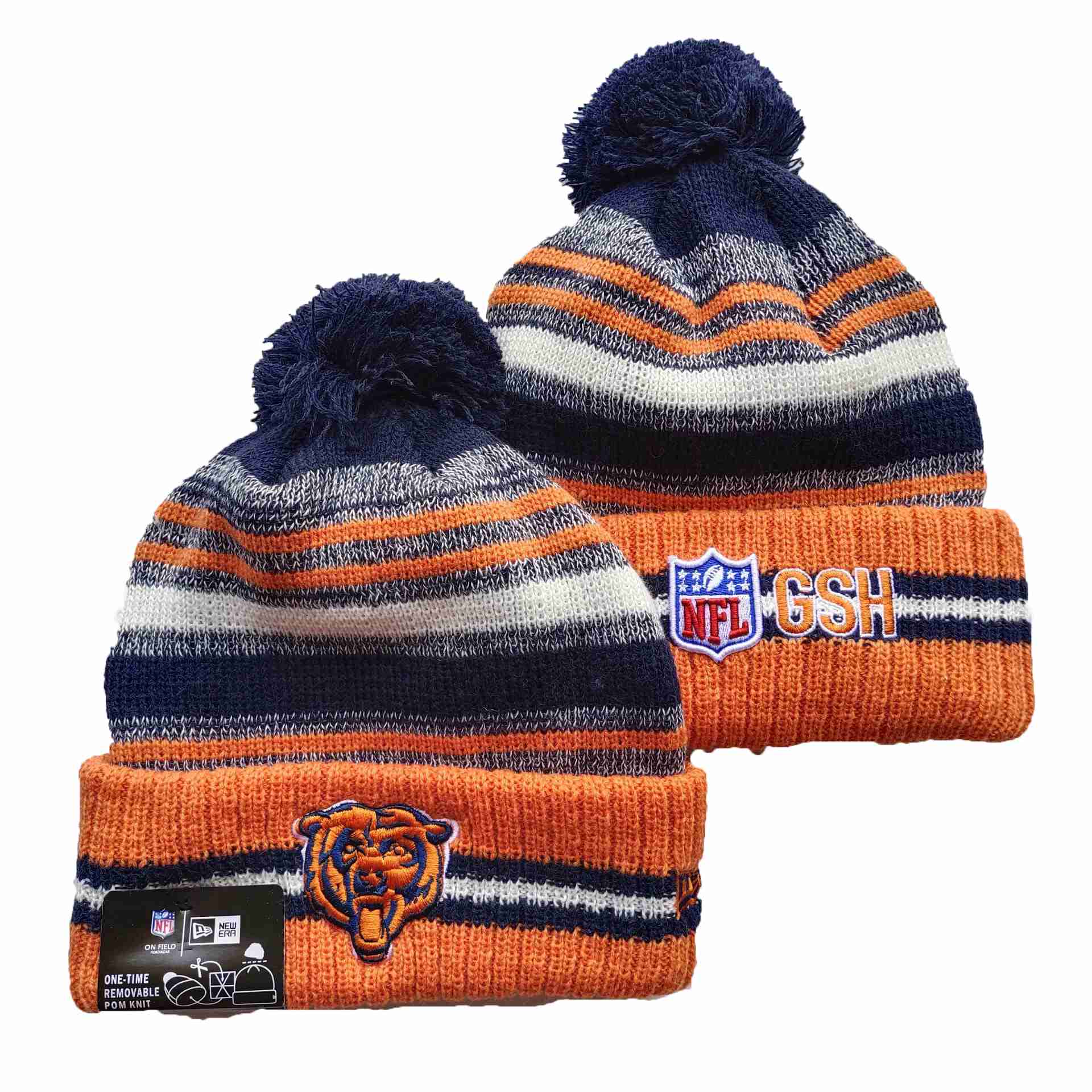 NFL Chicago Bears Beanies Knit Hats-YD897