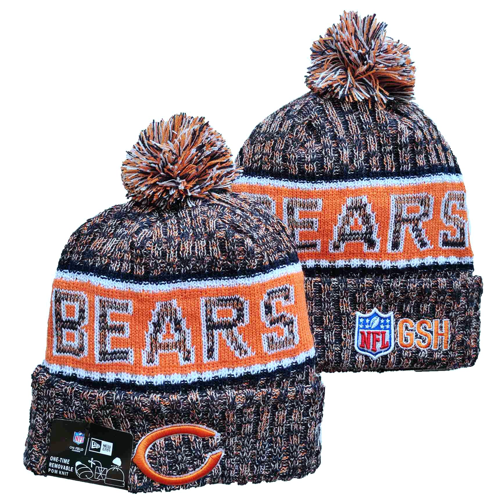 NFL Chicago Bears Beanies Knit Hats-YD902