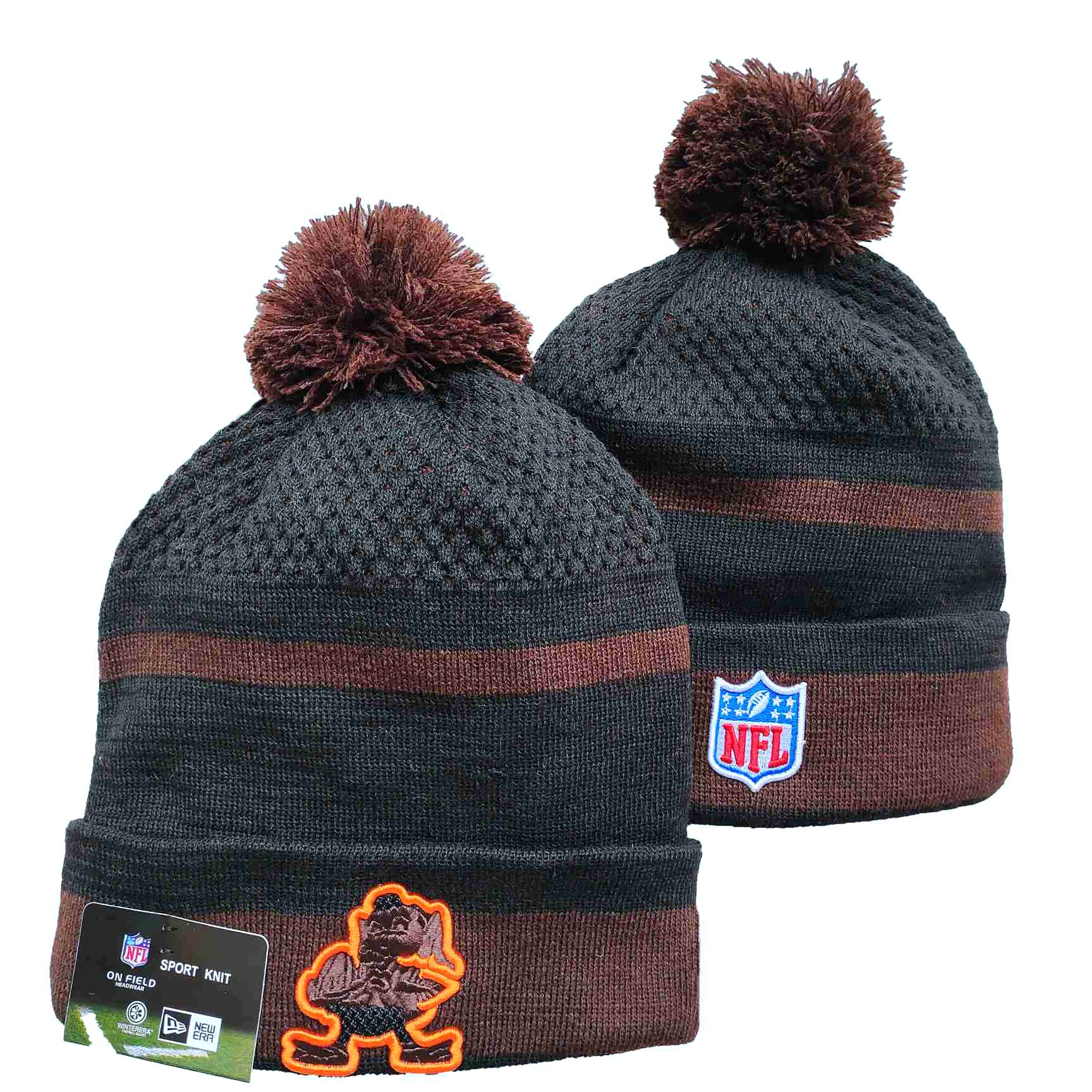 NFL Cleveland Browns Beanies Knit Hats-YD1297
