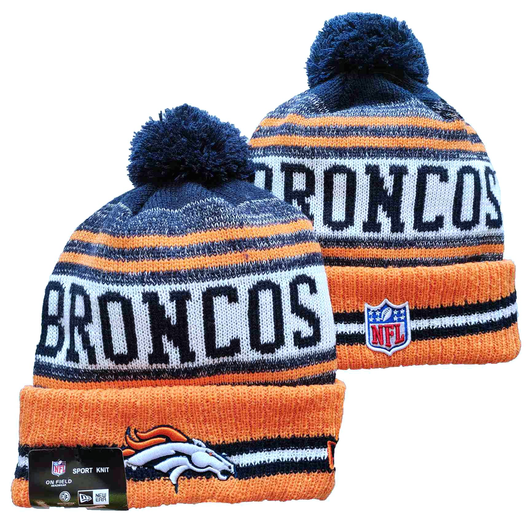 NFL Denver Broncos Beanies Knit Hats-YD926
