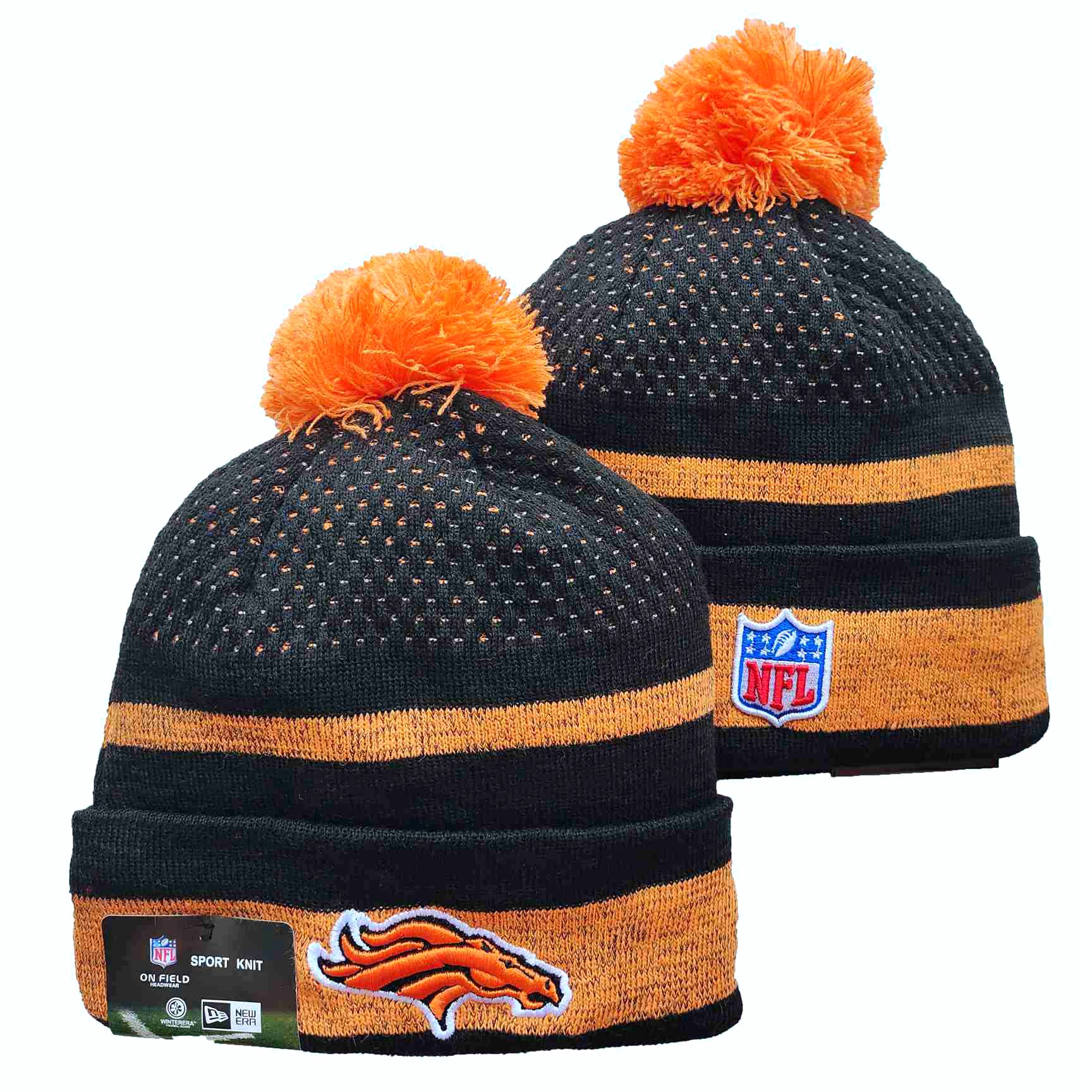 NFL Denver Broncos Beanies Knit Hats-YD931