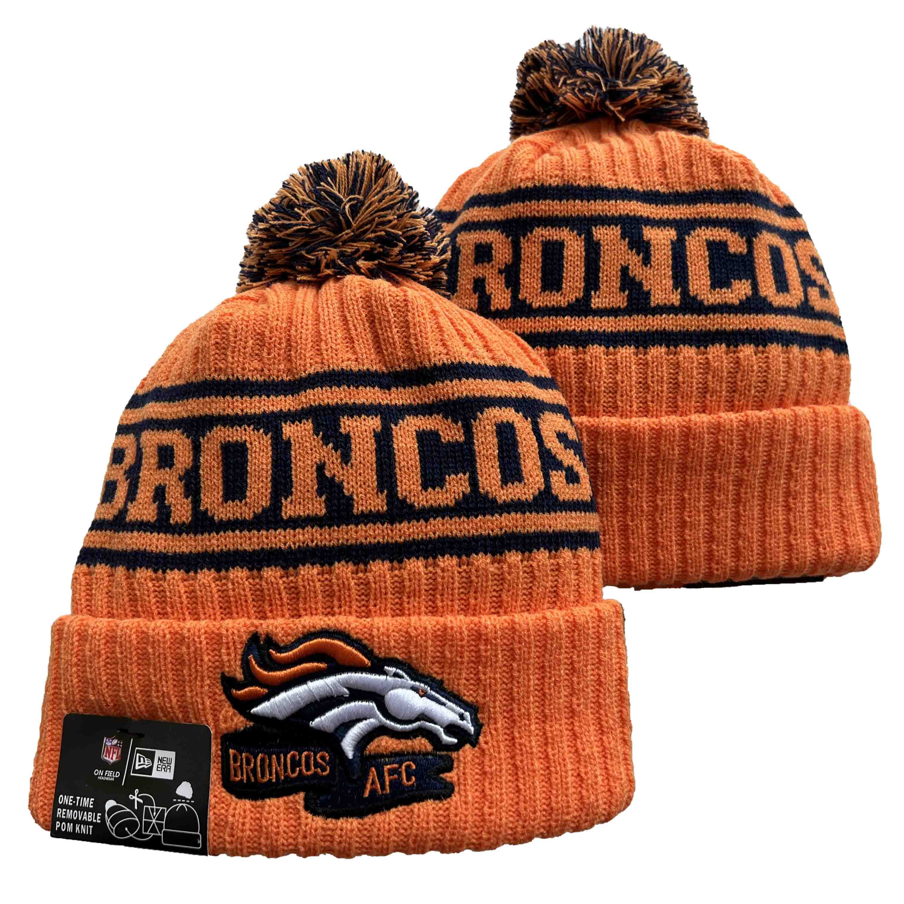 NFL Denver Broncos Beanies Knit Hats-YD933