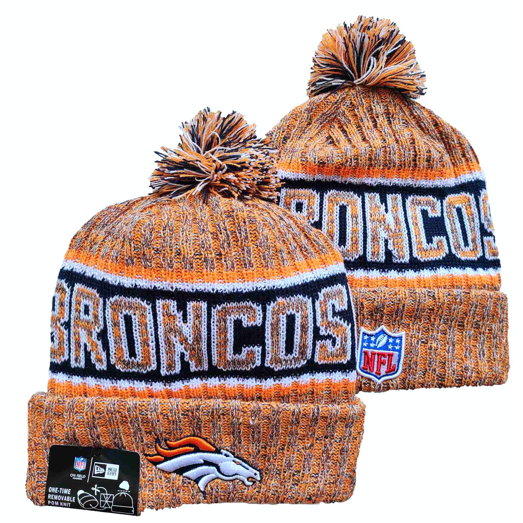 NFL Denver Broncos Beanies Knit Hats-YD939
