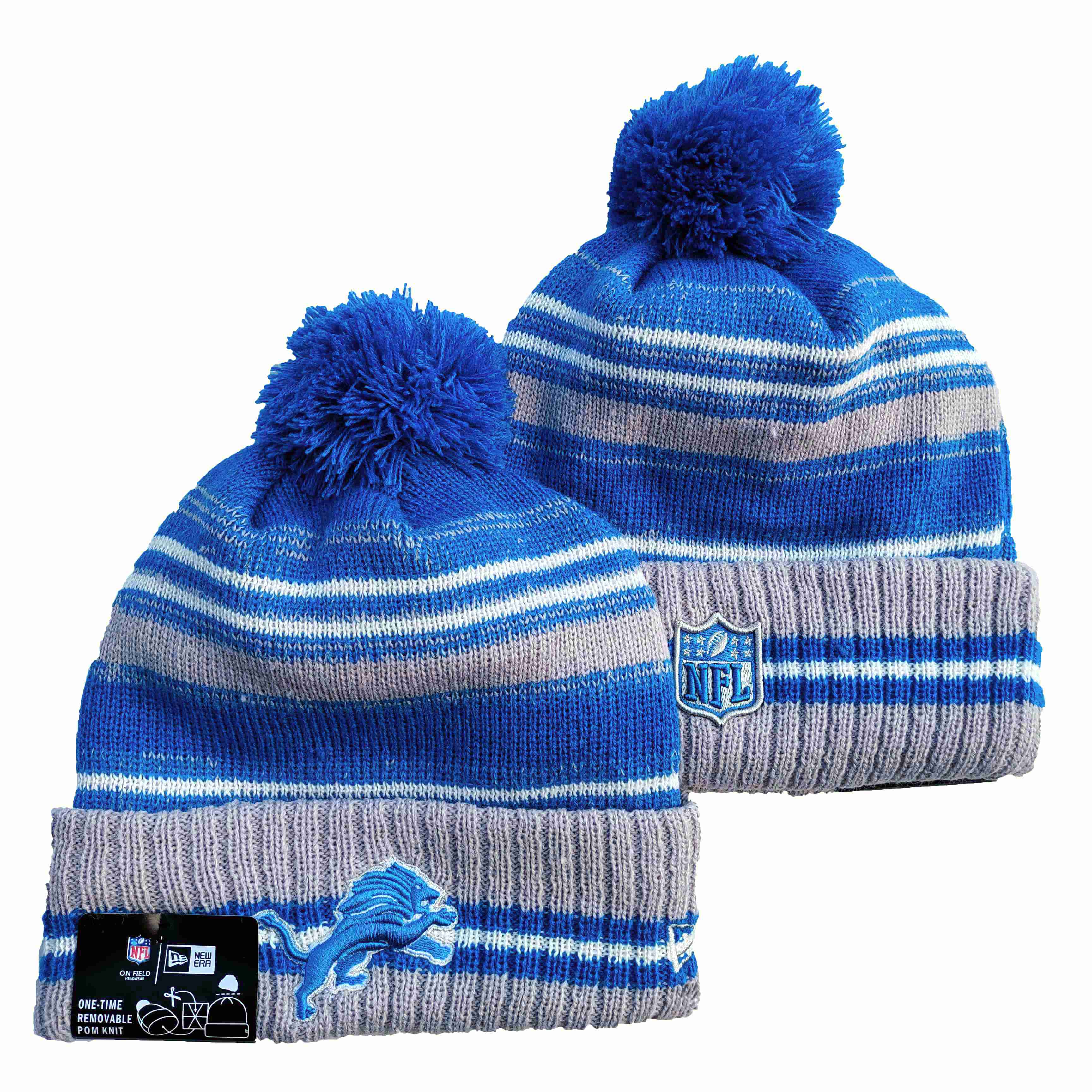 NFL Detroit Lions Beanies Knit Hats-YD989
