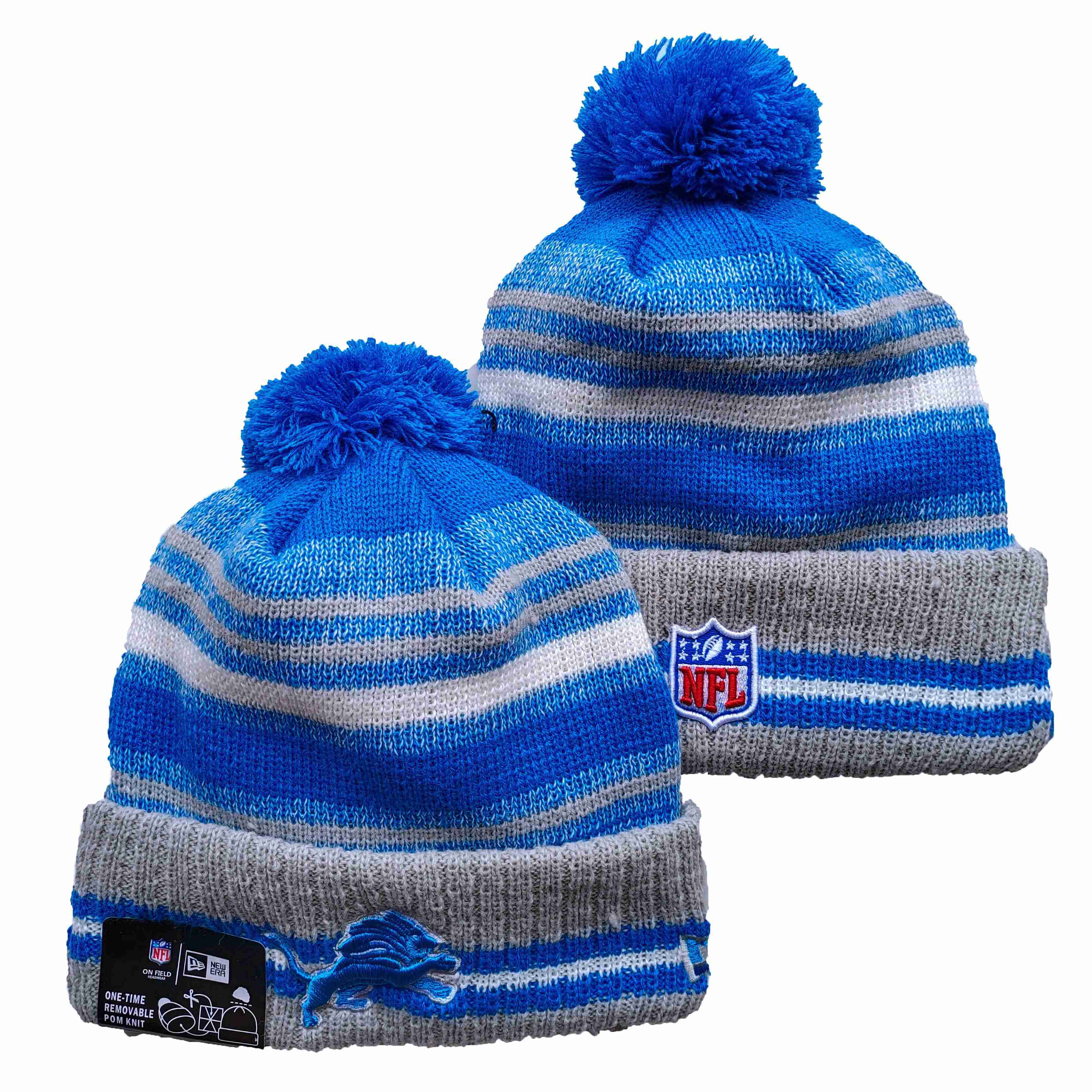 NFL Detroit Lions Beanies Knit Hats-YD990