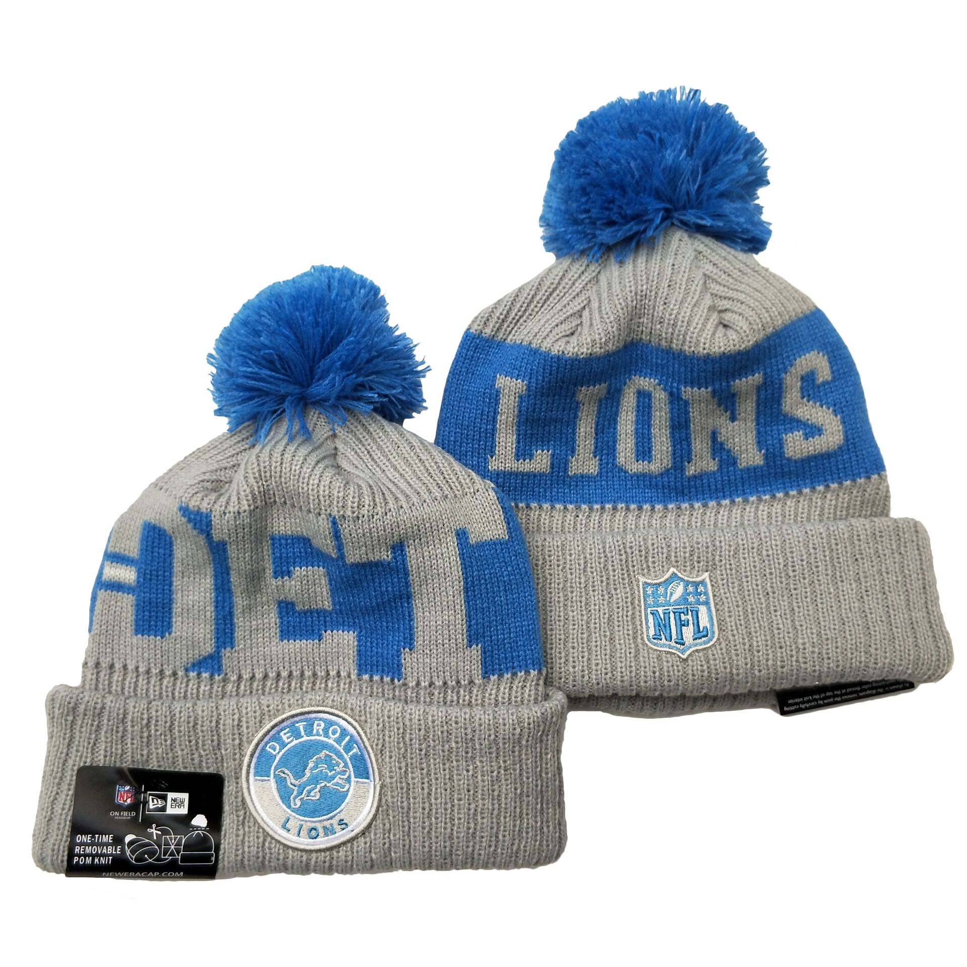 NFL Detroit Lions Beanies Knit Hats-YD993
