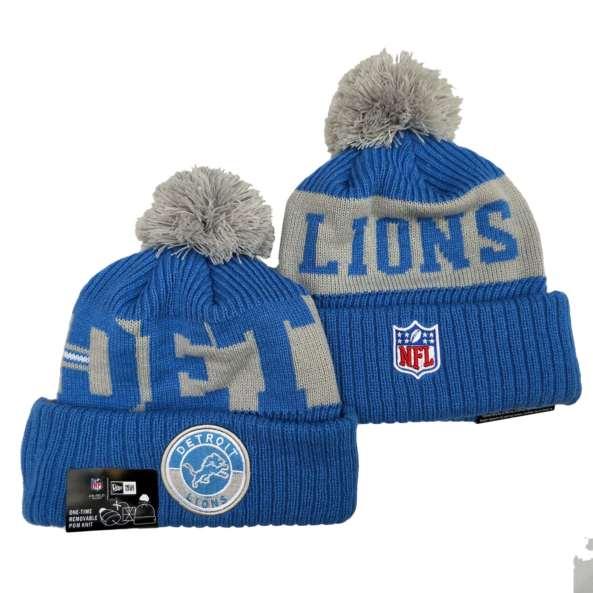 NFL Detroit Lions Beanies Knit Hats-YD994