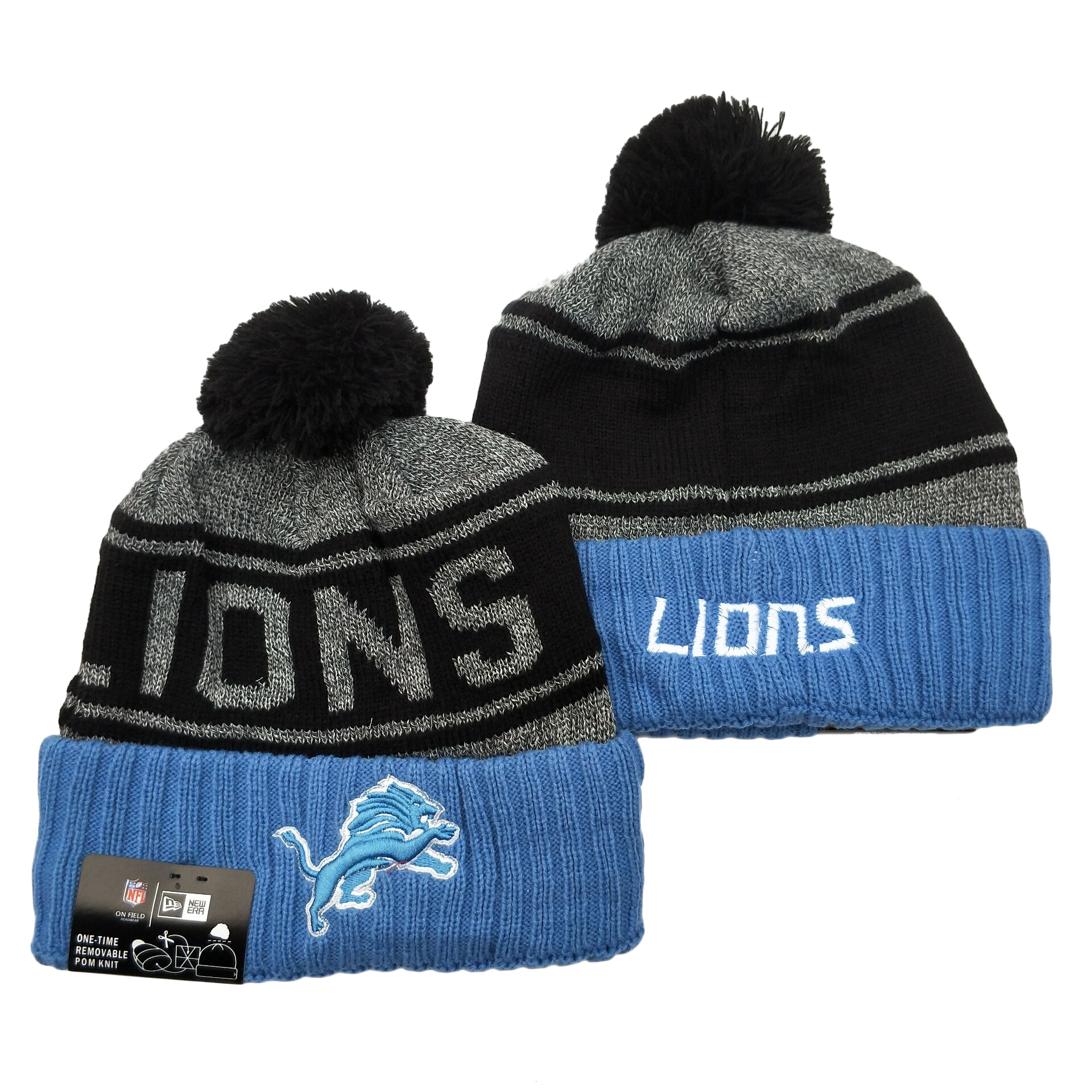 NFL Detroit Lions Beanies Knit Hats-YD998