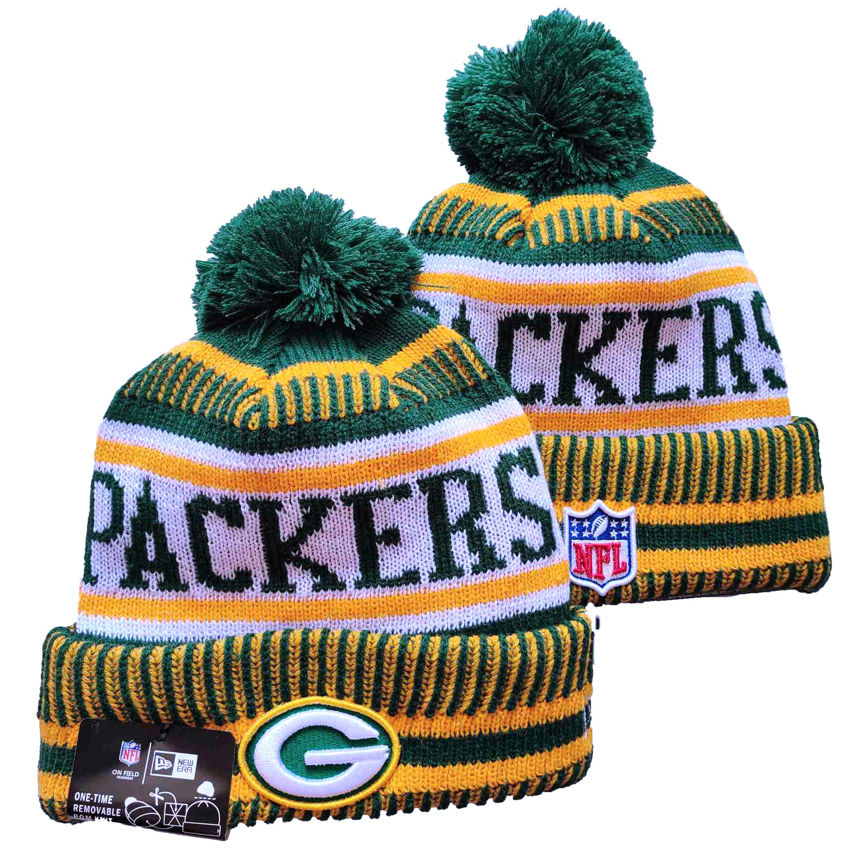 NFL Green Bay Packers Beanies Knit Hats-YD1175