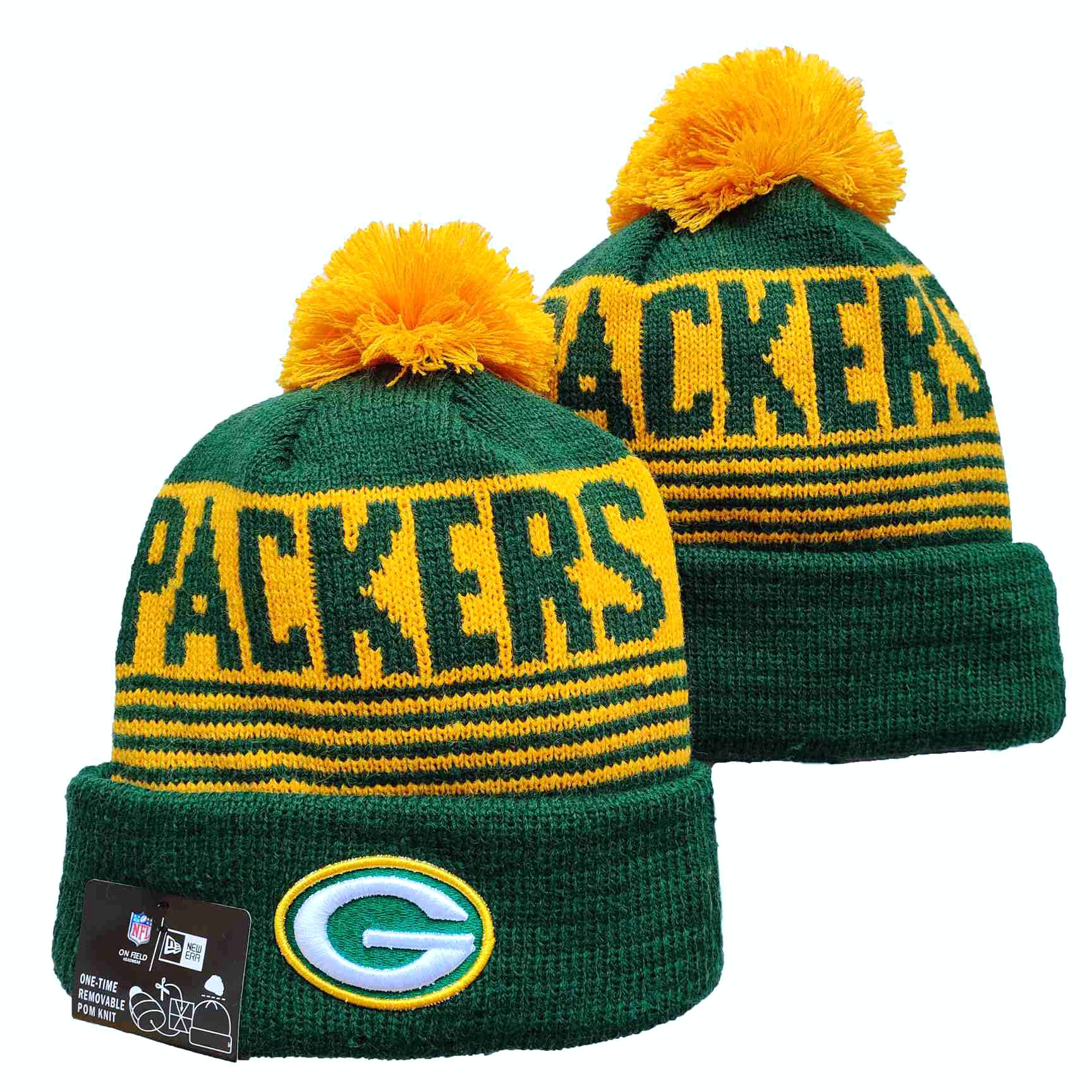 NFL Green Bay Packers Beanies Knit Hats-YD1185