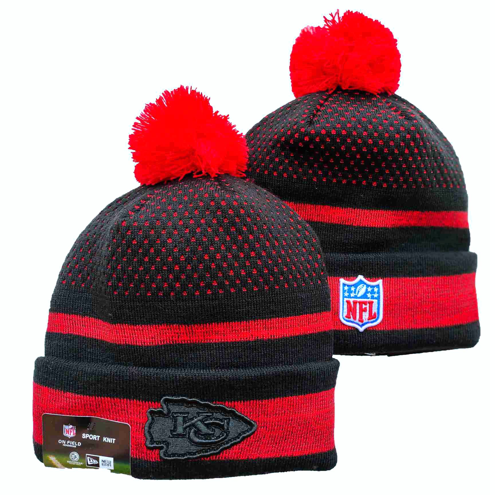 NFL Kansas City Chiefs Beanies Knit Hats-YD1013