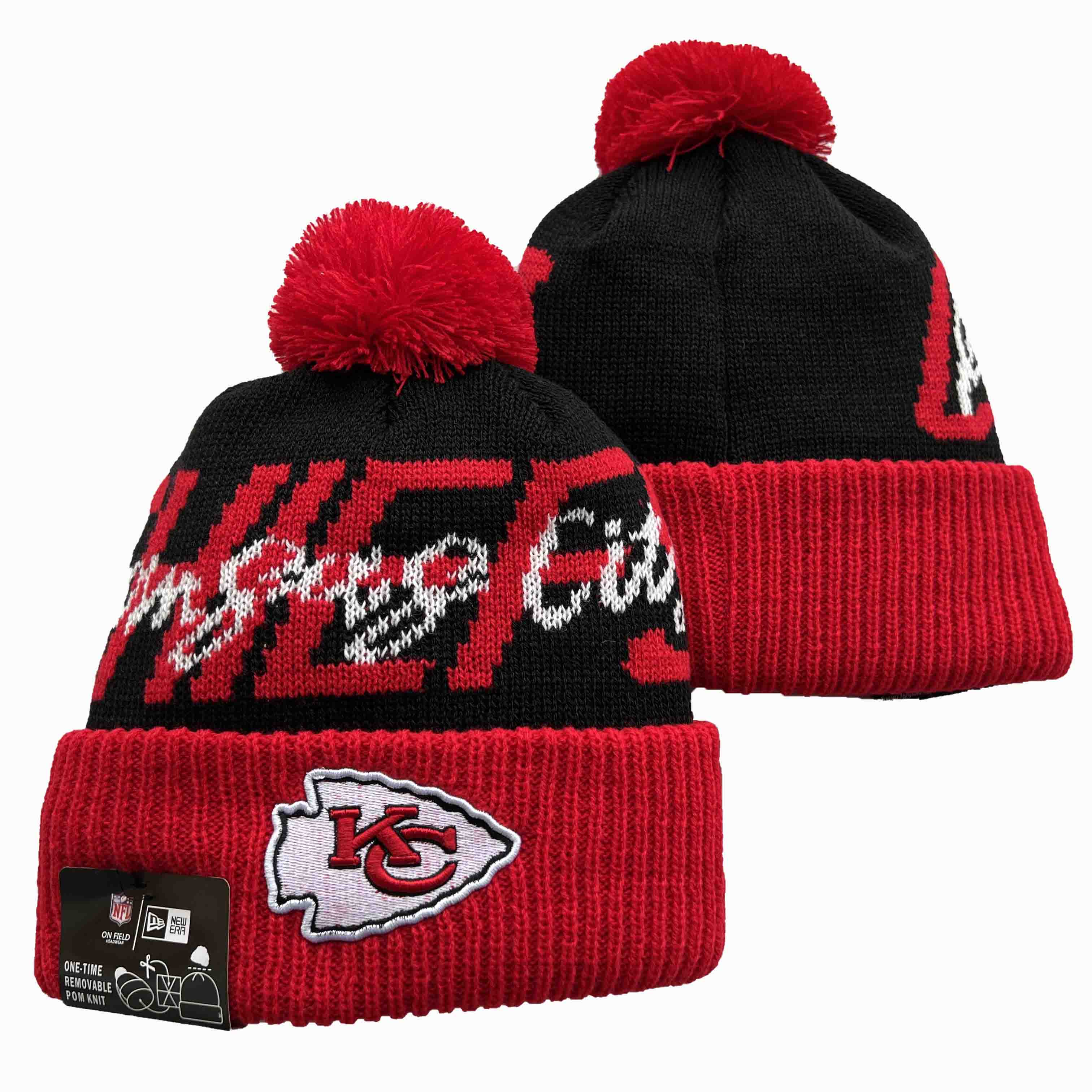 NFL Kansas City Chiefs Beanies Knit Hats-YD1014