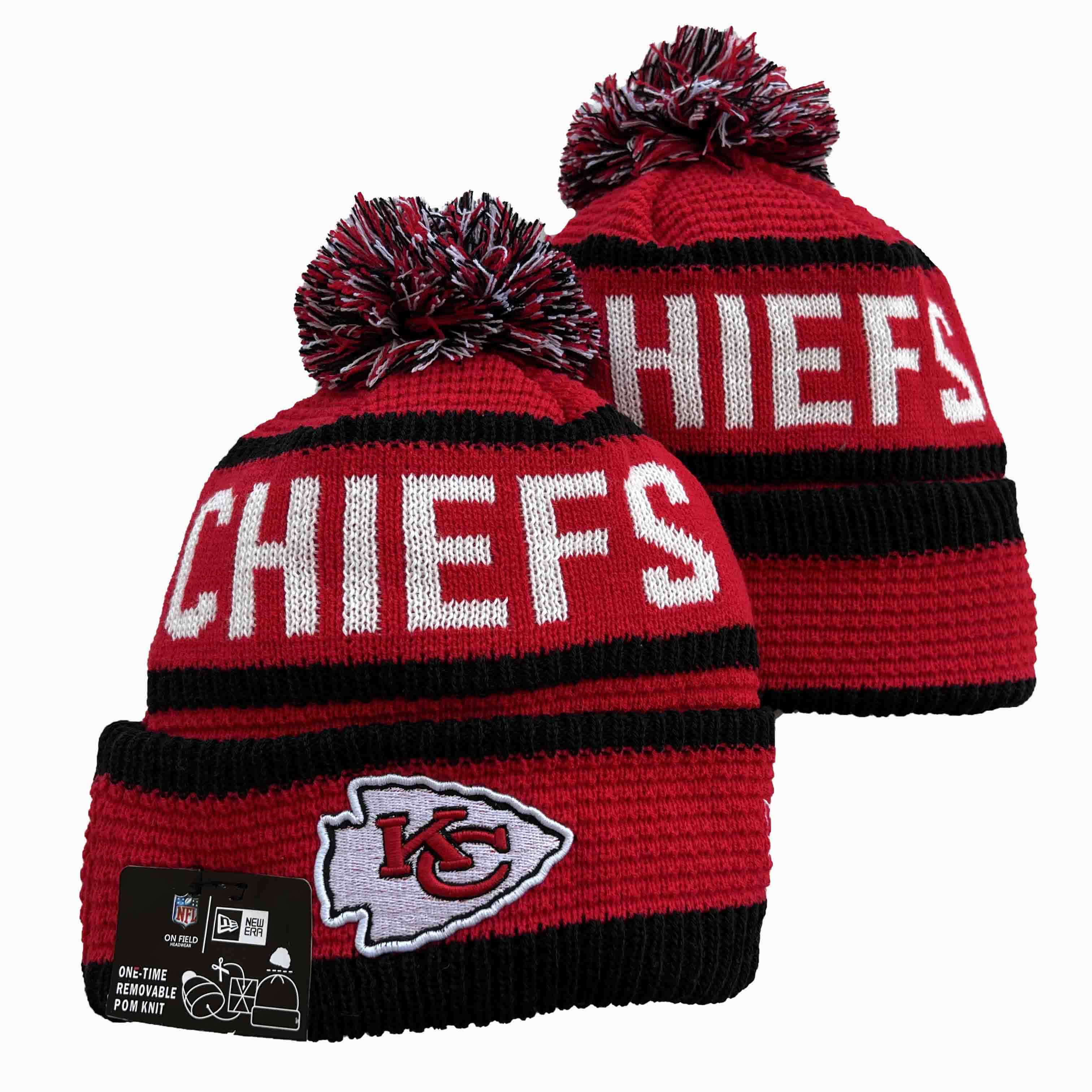 NFL Kansas City Chiefs Beanies Knit Hats-YD1017