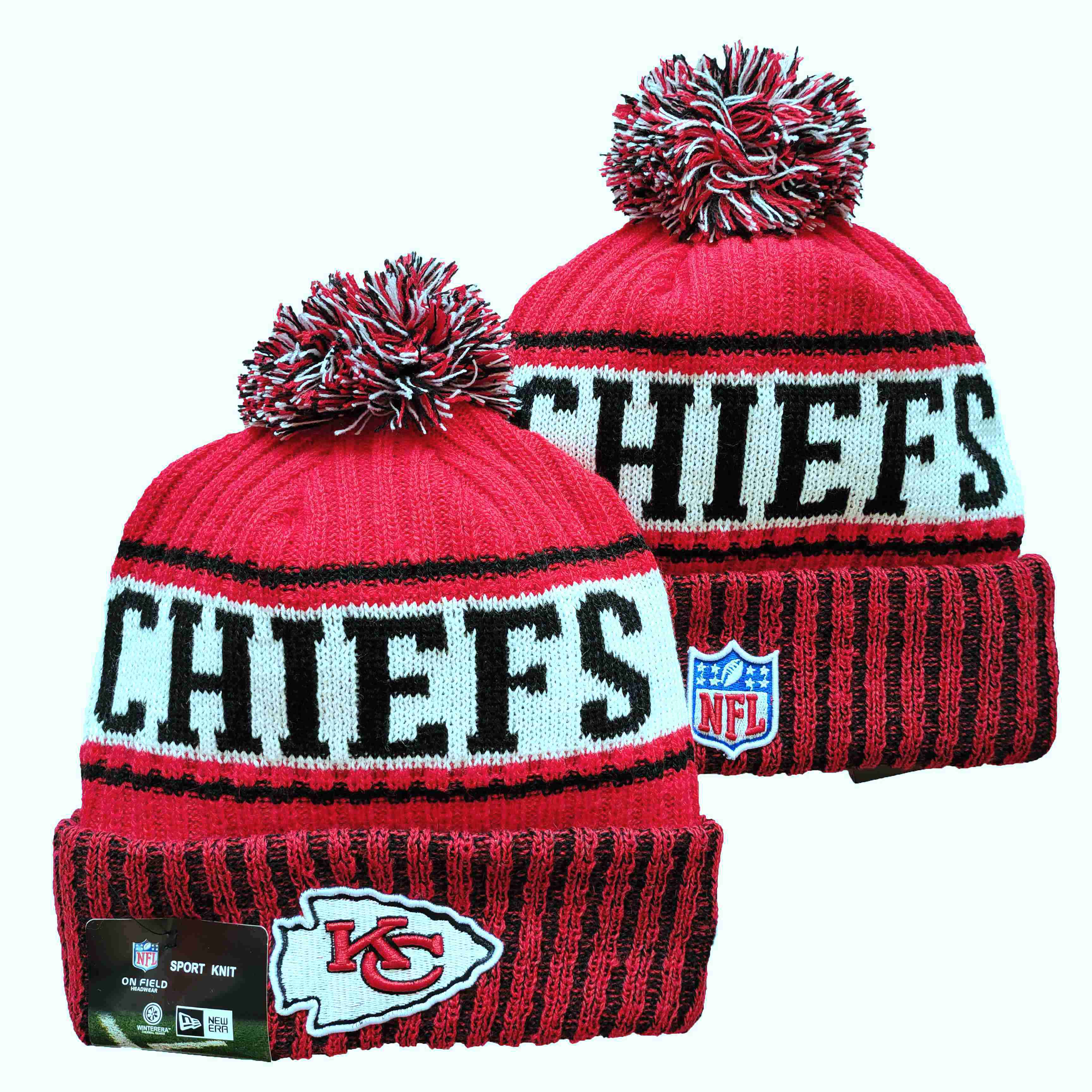 NFL Kansas City Chiefs Beanies Knit Hats-YD1019