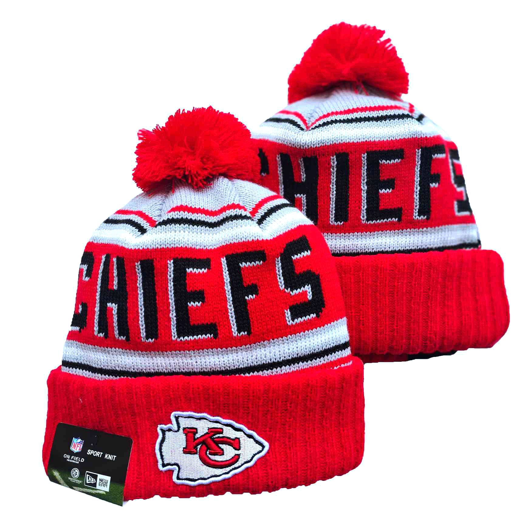 NFL Kansas City Chiefs Beanies Knit Hats-YD1022