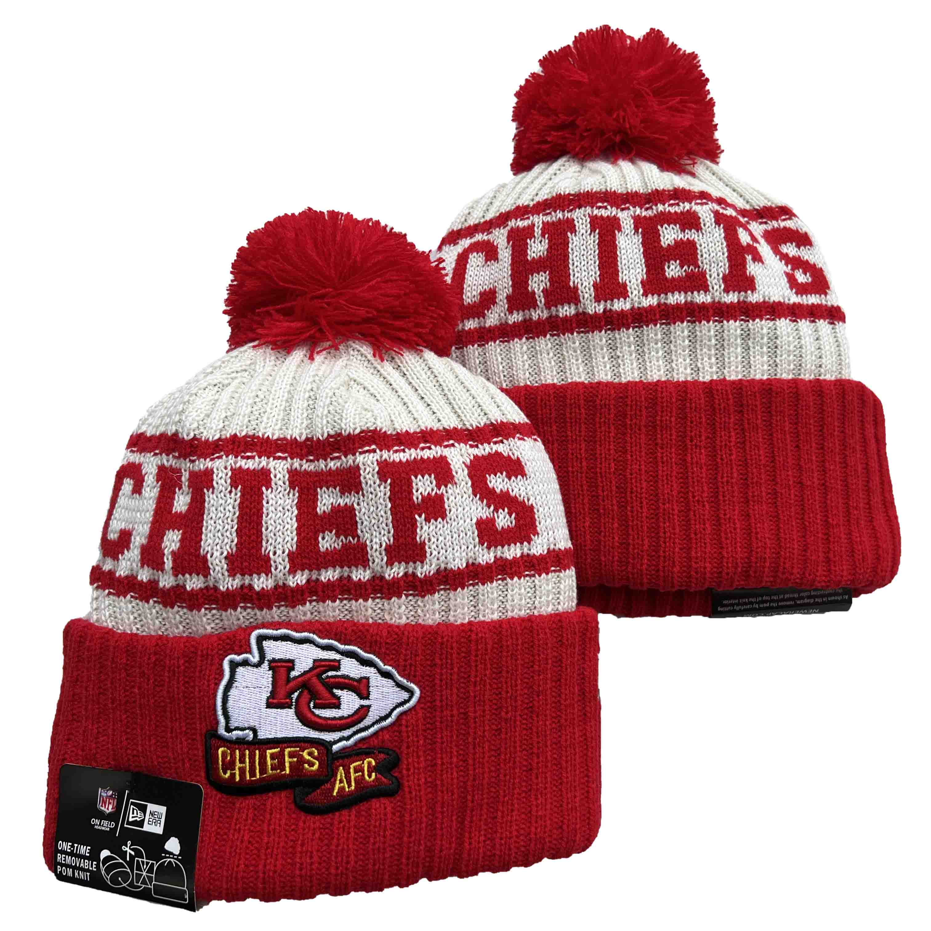 NFL Kansas City Chiefs Beanies Knit Hats-YD1024