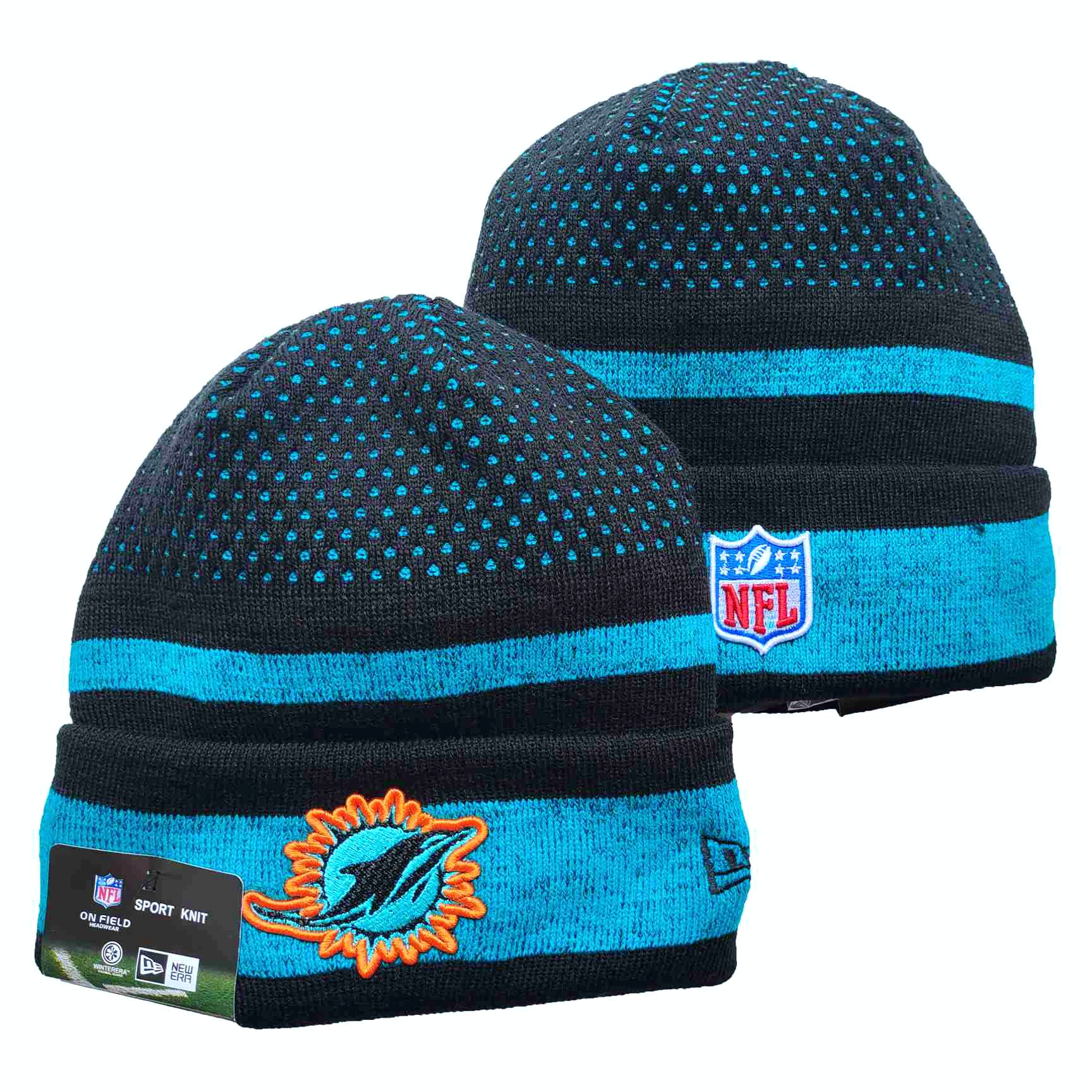 NFL Miami Dolphins Beanies Knit Hats-YD1028
