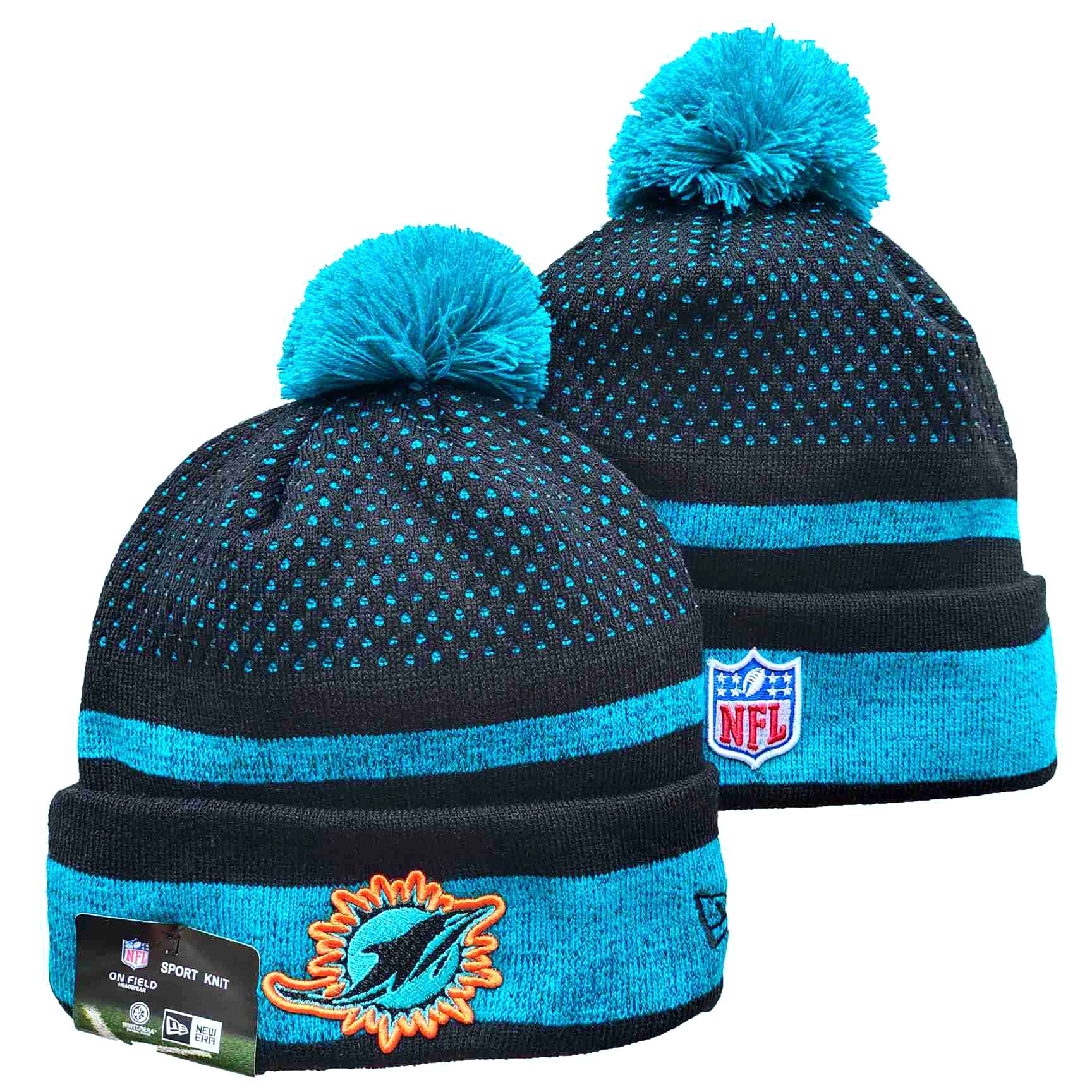 NFL Miami Dolphins Beanies Knit Hats-YD1029