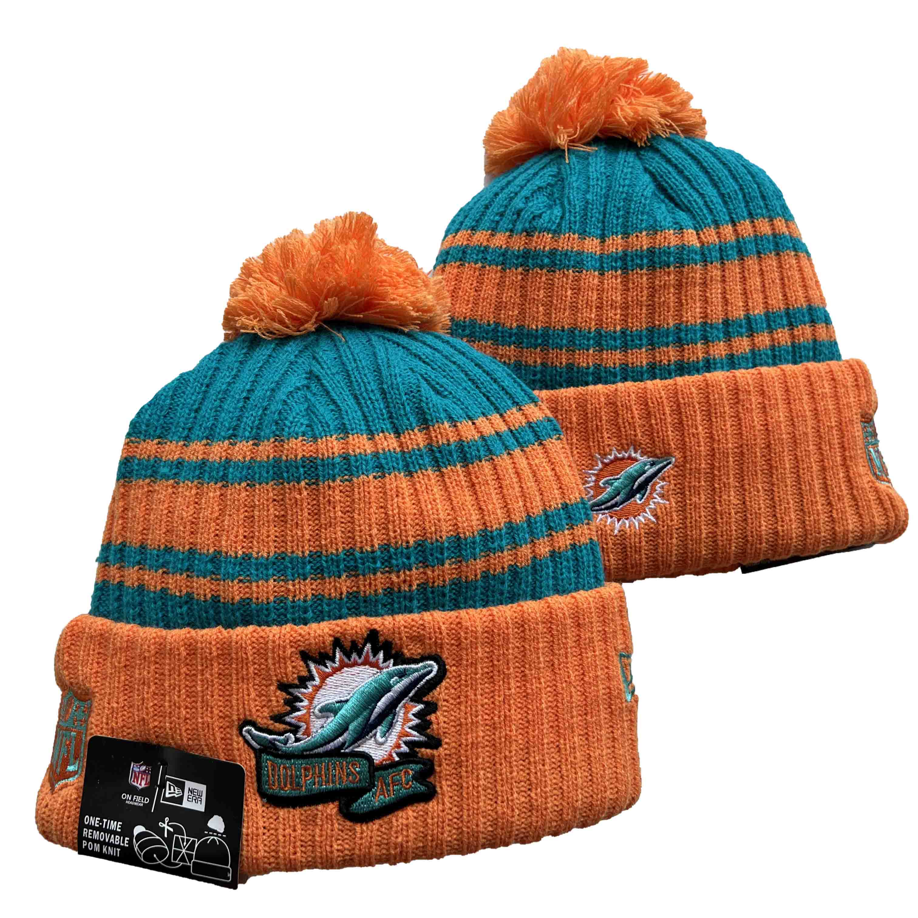 NFL Miami Dolphins Beanies Knit Hats-YD1032