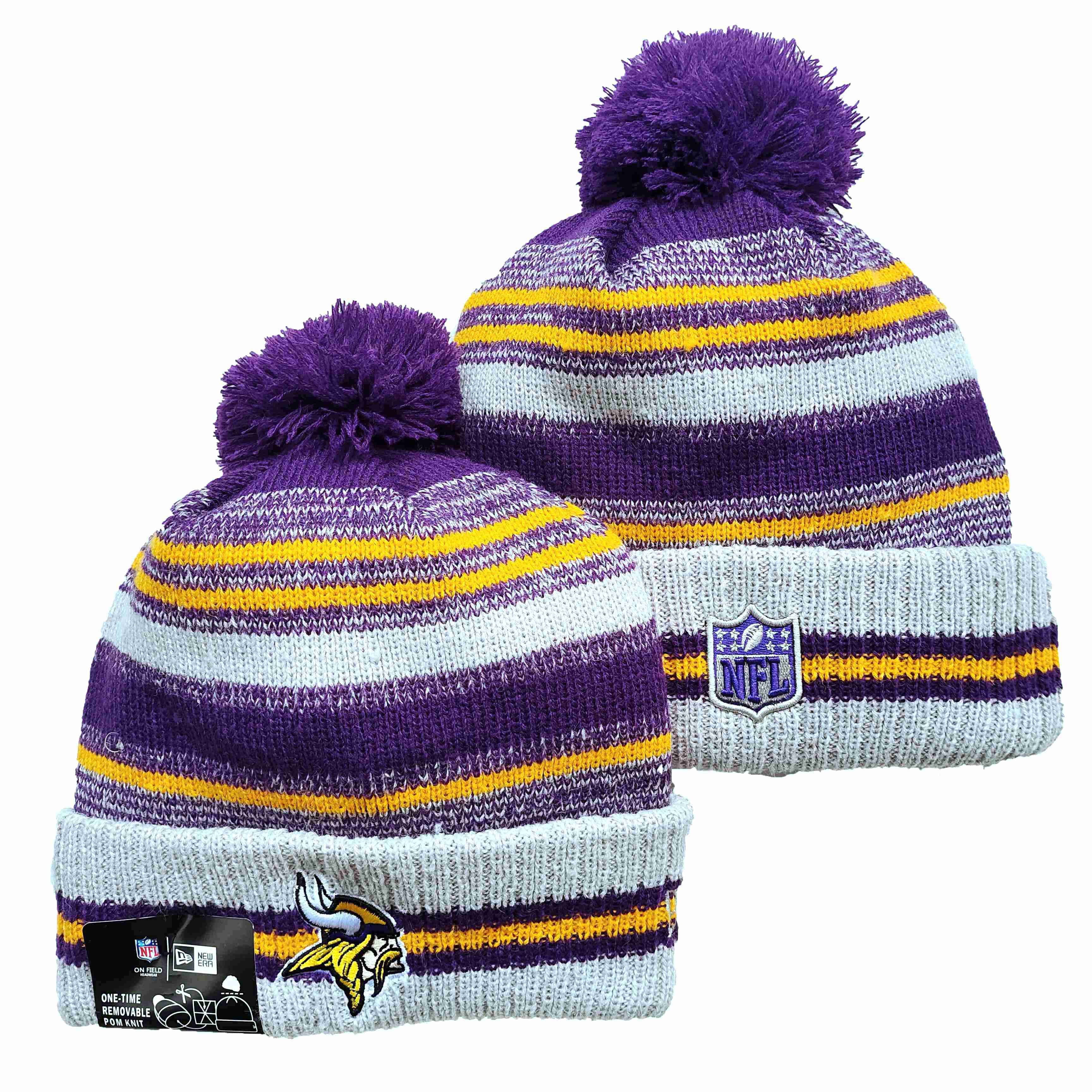 NFL Minnesota Vikings Beanies Knit Hats-YD1263