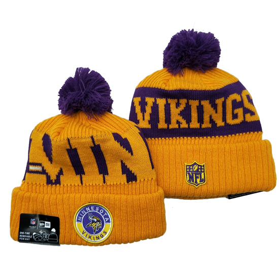 NFL Minnesota Vikings Beanies Knit Hats-YD1264