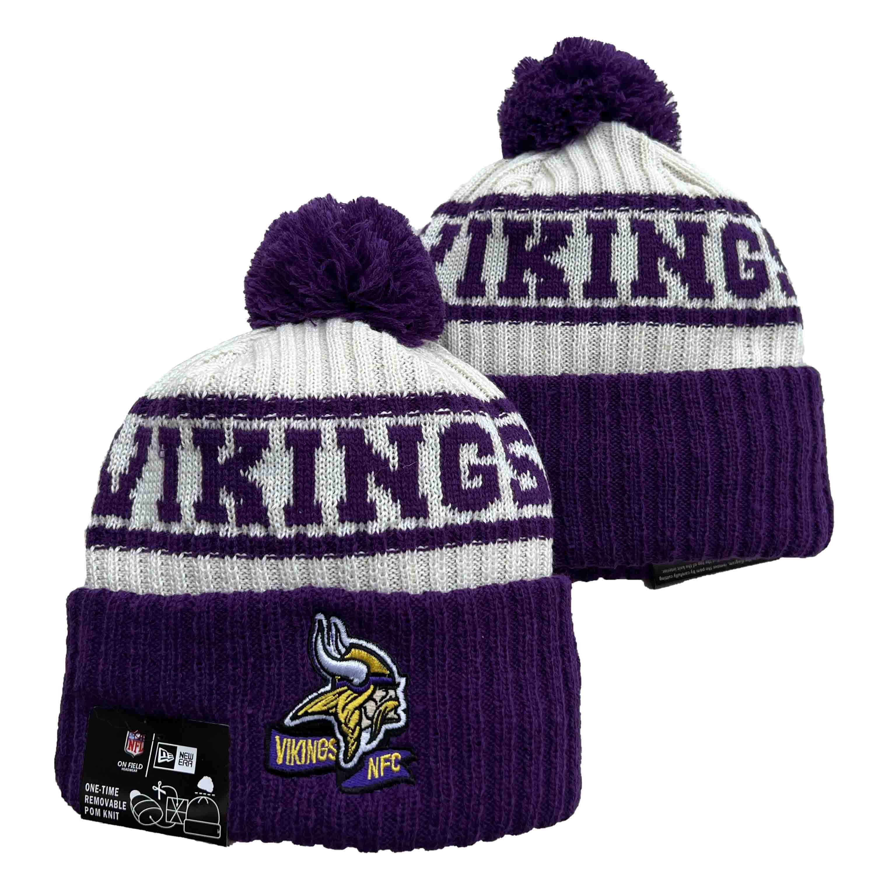 NFL Minnesota Vikings Beanies Knit Hats-YD1266