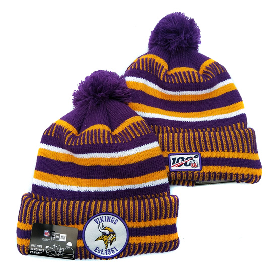 NFL Minnesota Vikings Beanies Knit Hats-YD1269