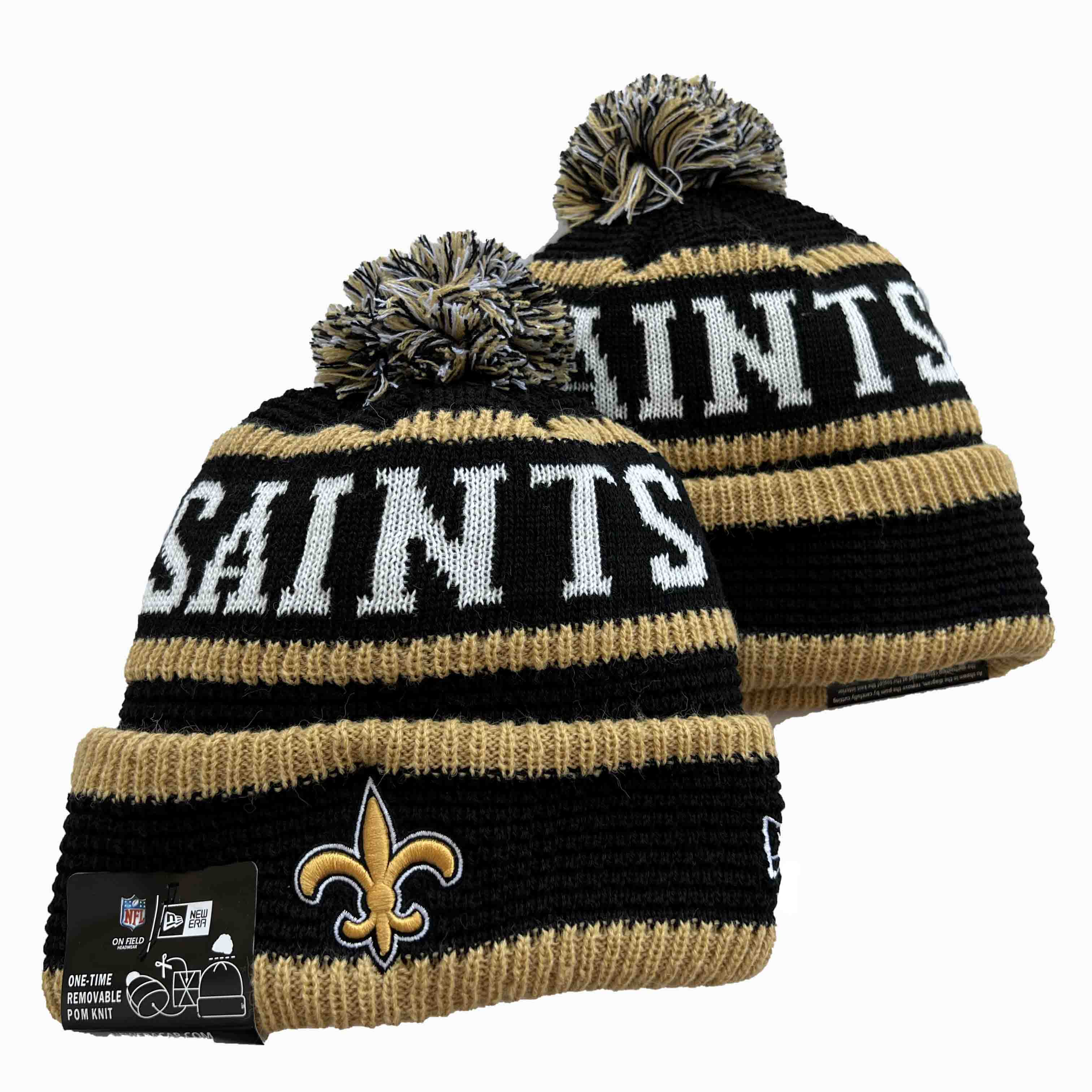 NFL New Orleans Saints Beanies Knit Hats-YD1045