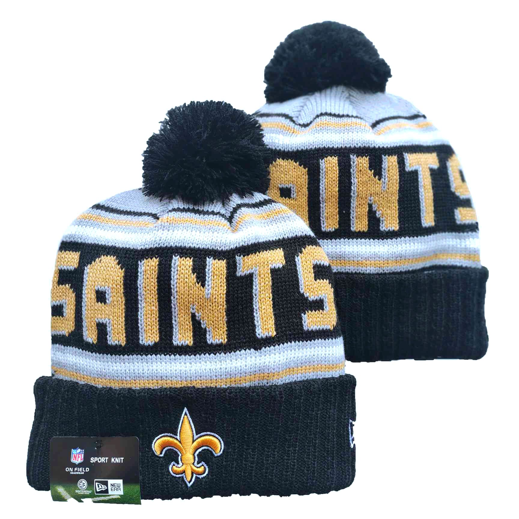 NFL New Orleans Saints Beanies Knit Hats-YD1047