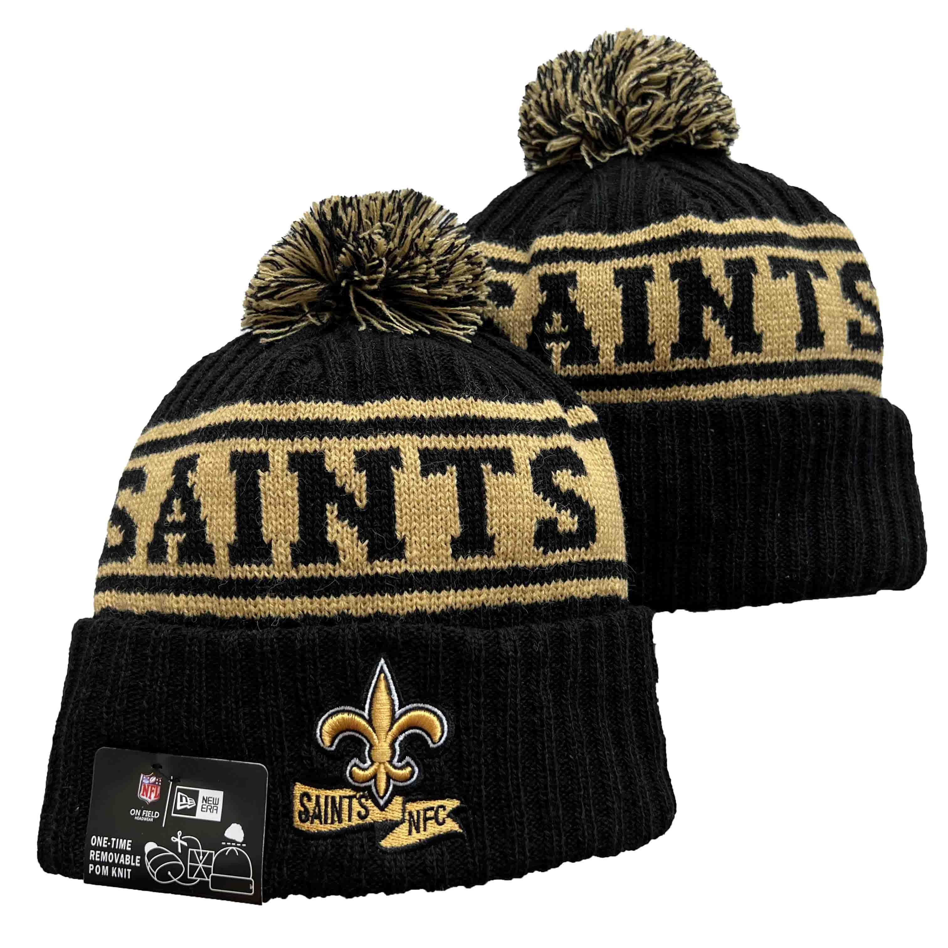 NFL New Orleans Saints Beanies Knit Hats-YD1049