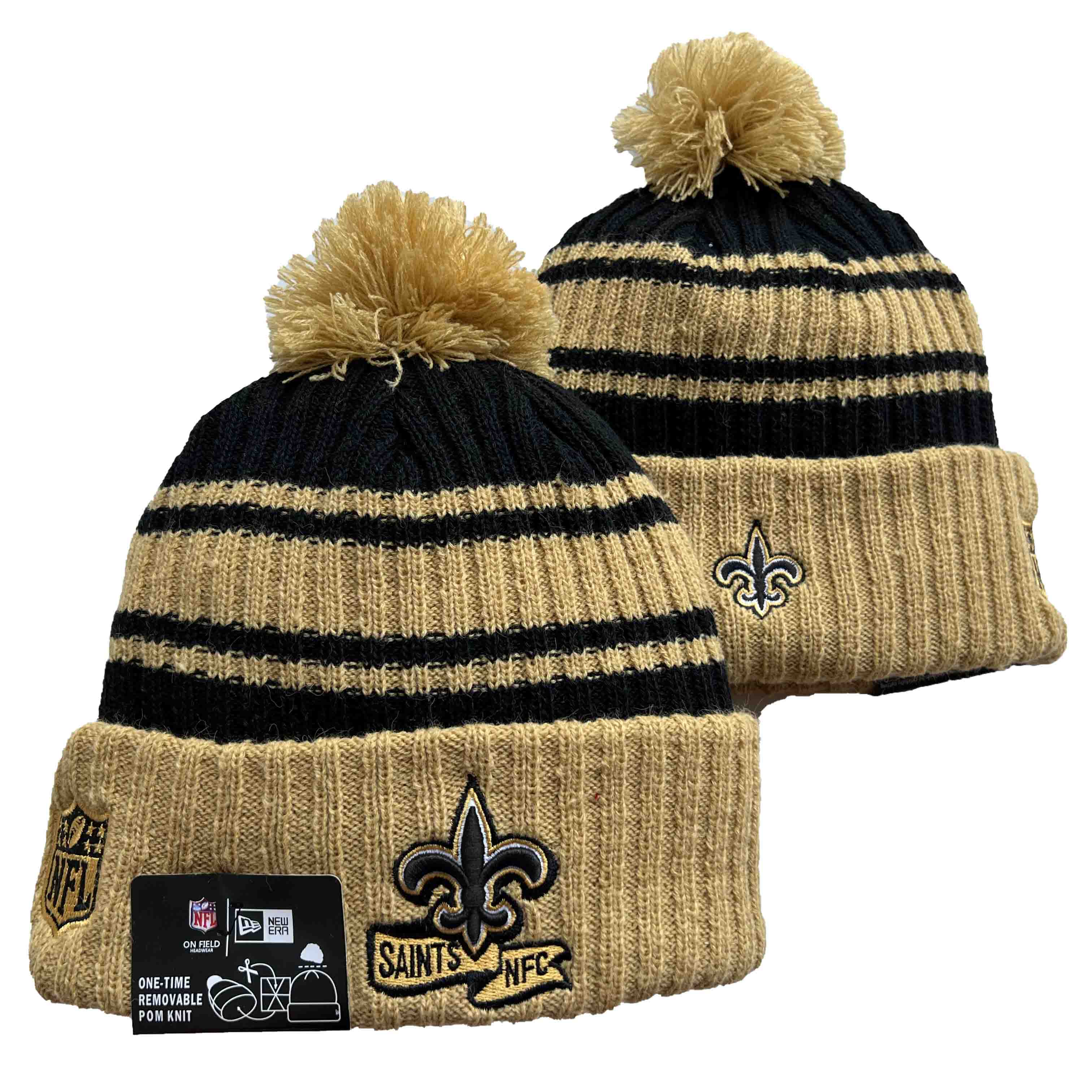 NFL New Orleans Saints Beanies Knit Hats-YD1051